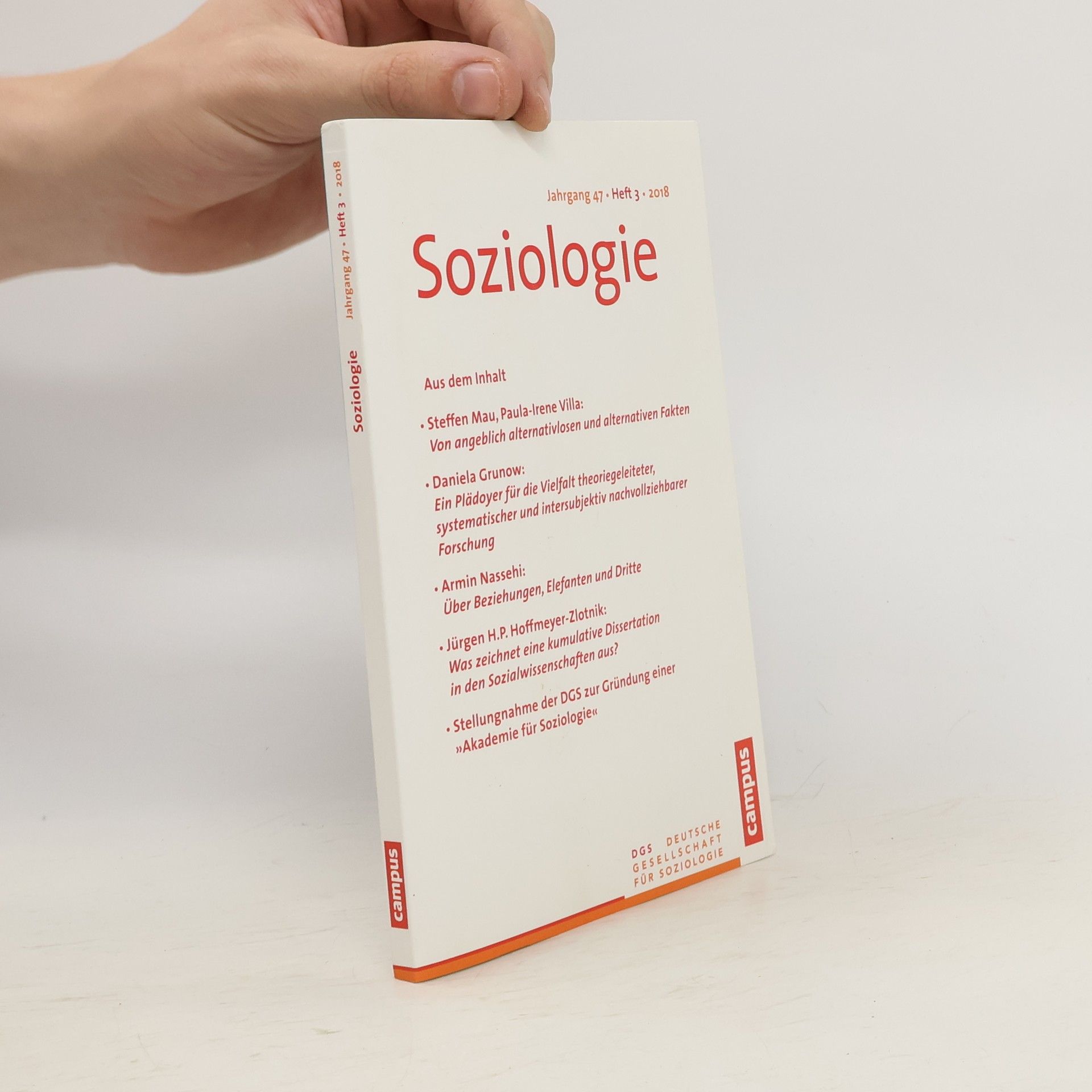 Sylke Nissen Soziologie. Jahrgang 47. Heft 3