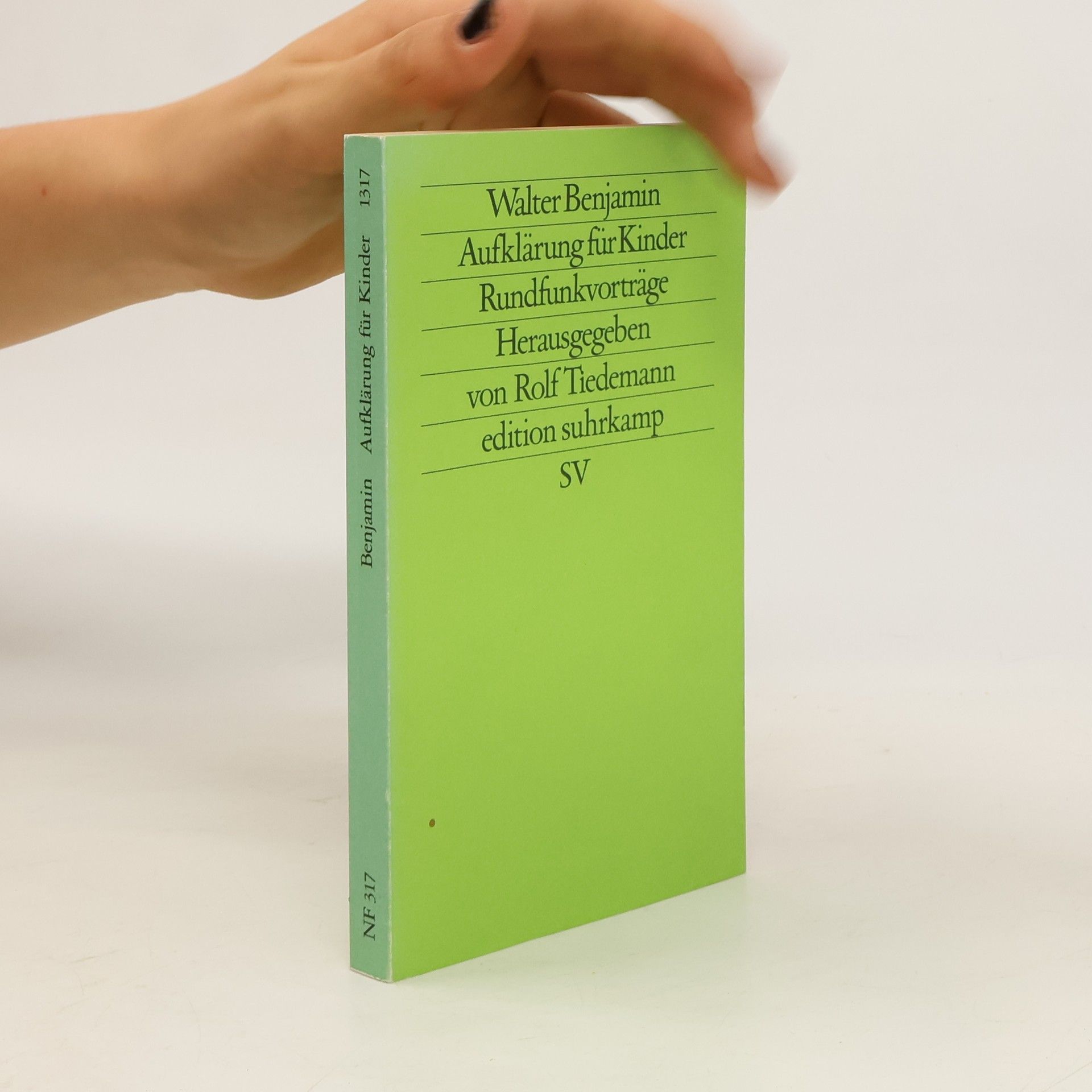 Walter Benjamin Aufklärung für Kinder