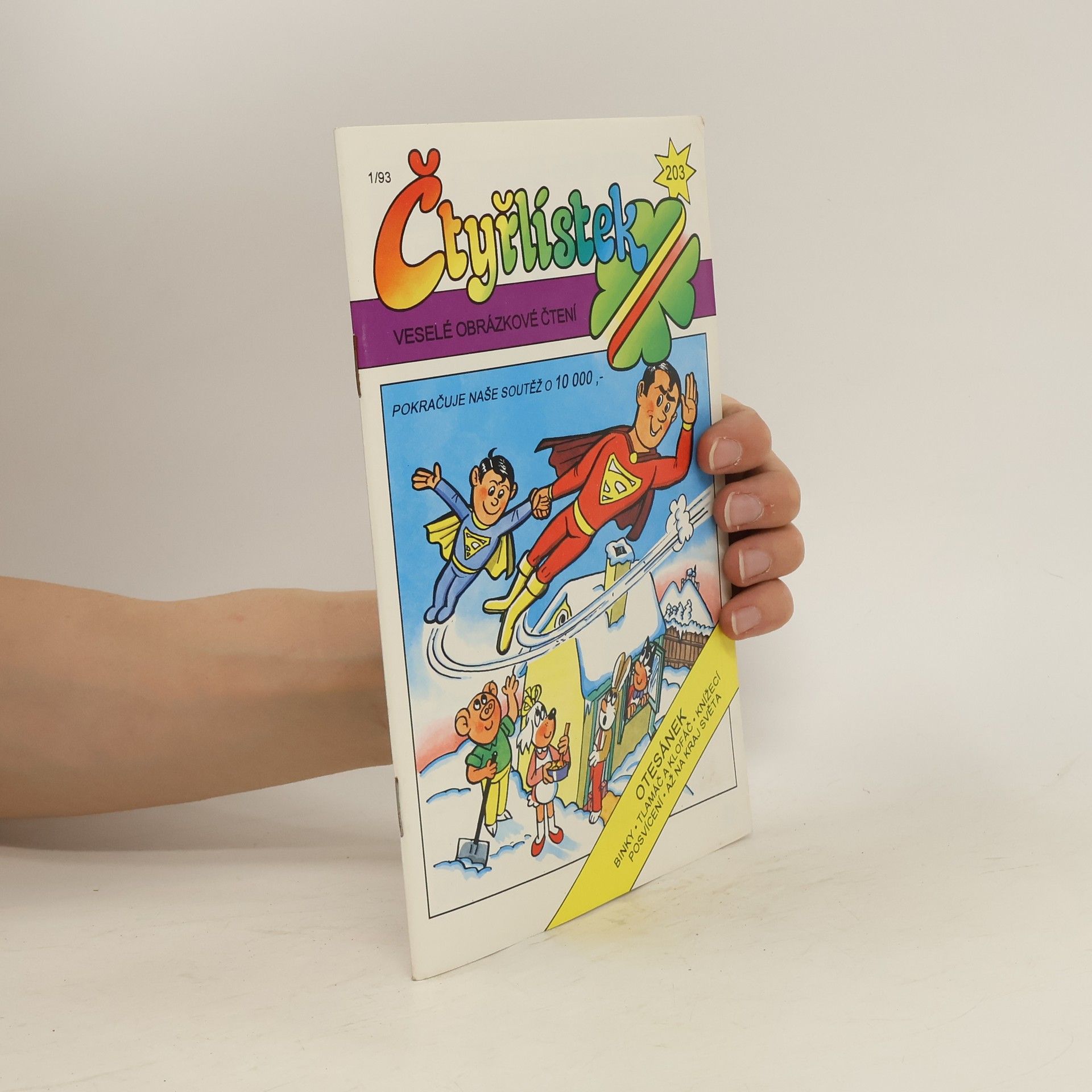 Auteurscollectief Čtyřlístek 203. 1/1993. Otesánek