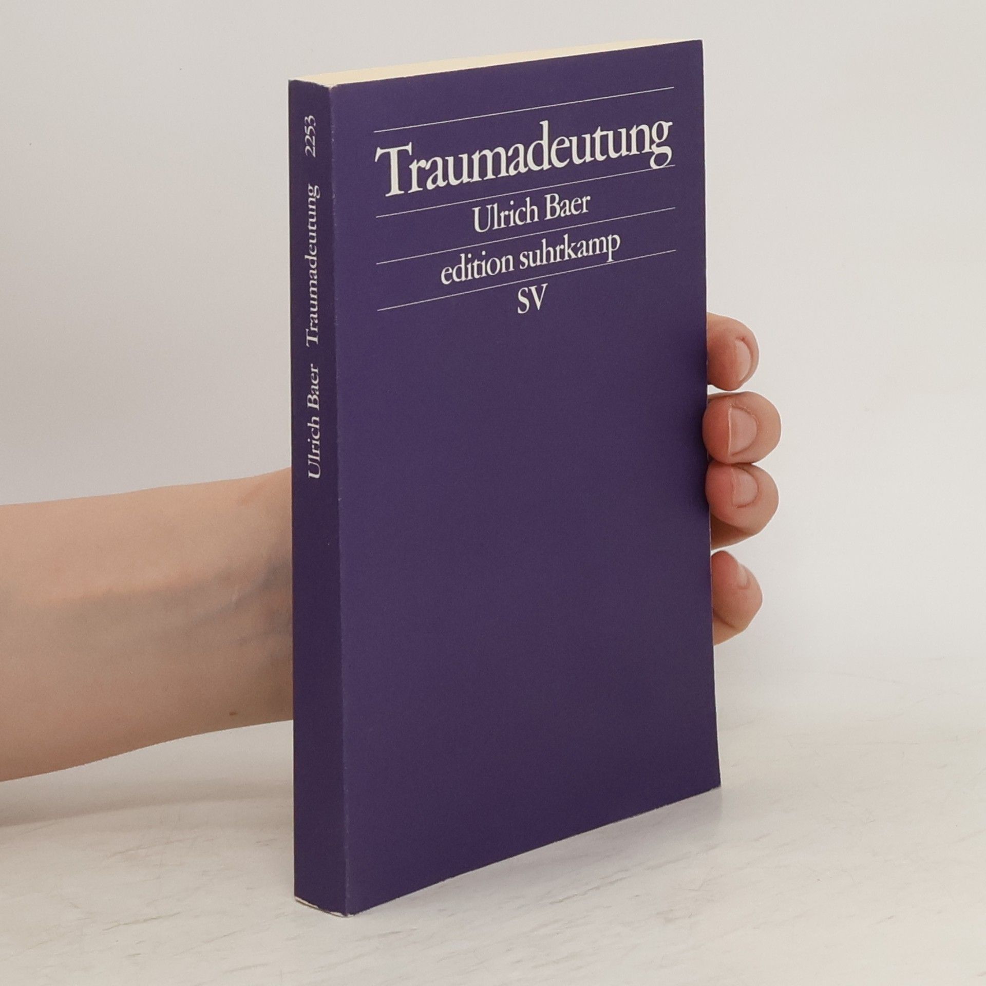 Ulrich Baer Traumadeutung