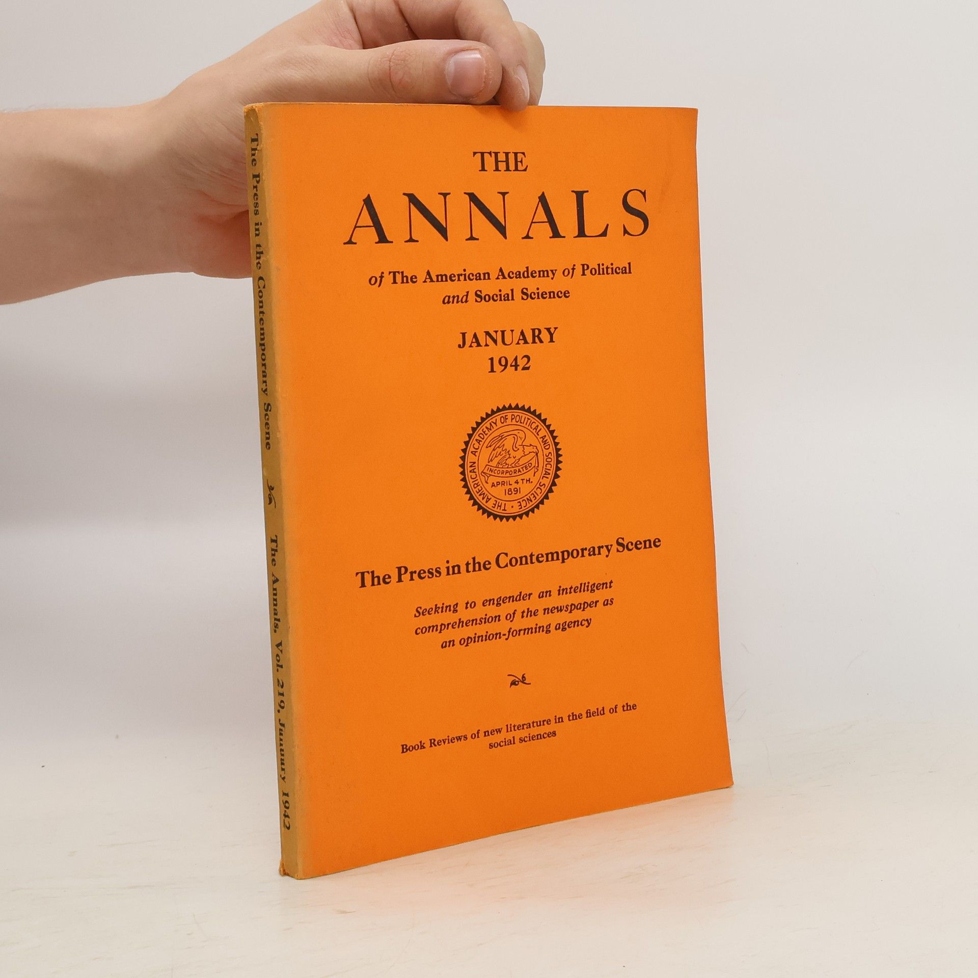 Collectif d'auteurs The Annals of The American Academy of Political and Social Science