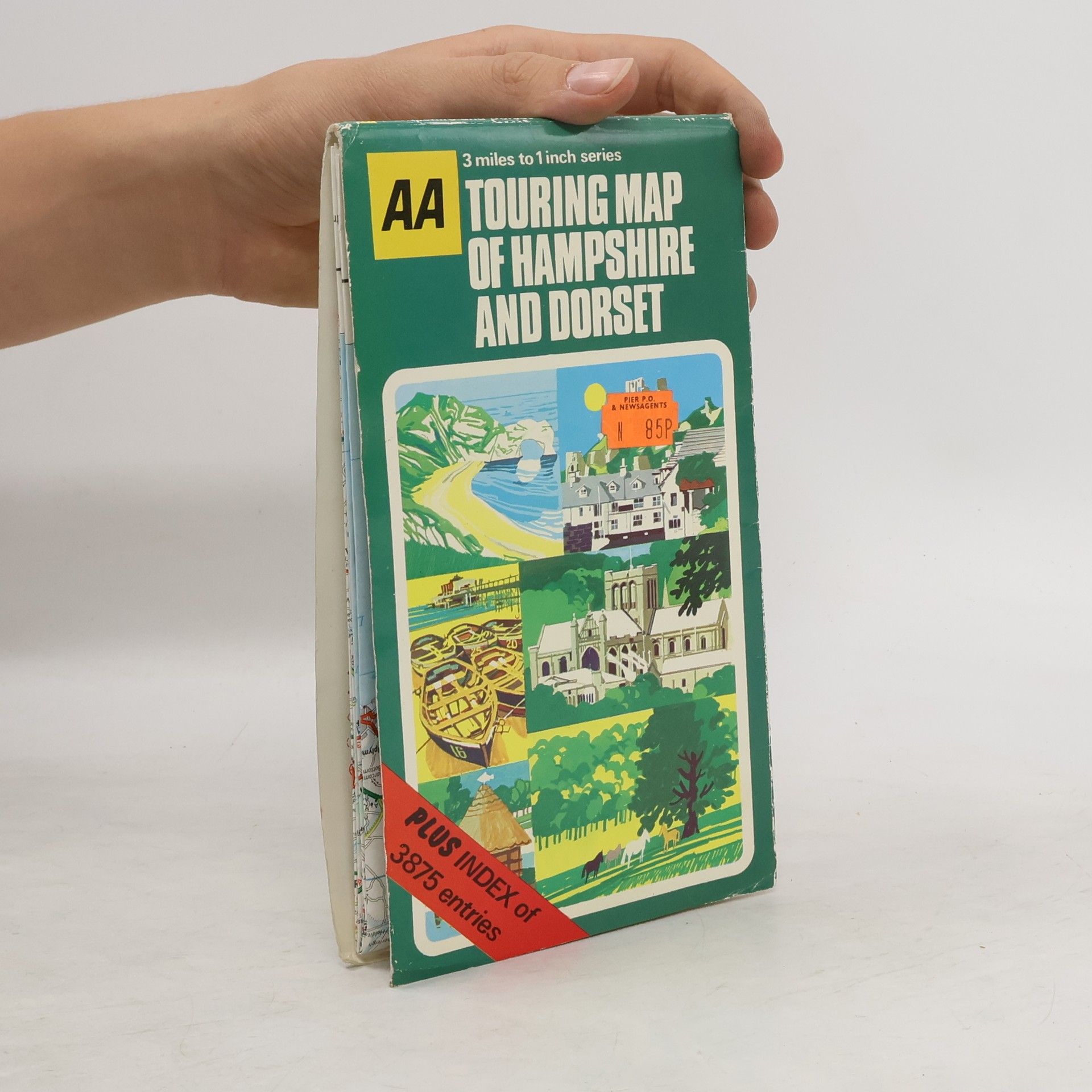 kolektiv Touring Map of Hampshire and Dorset