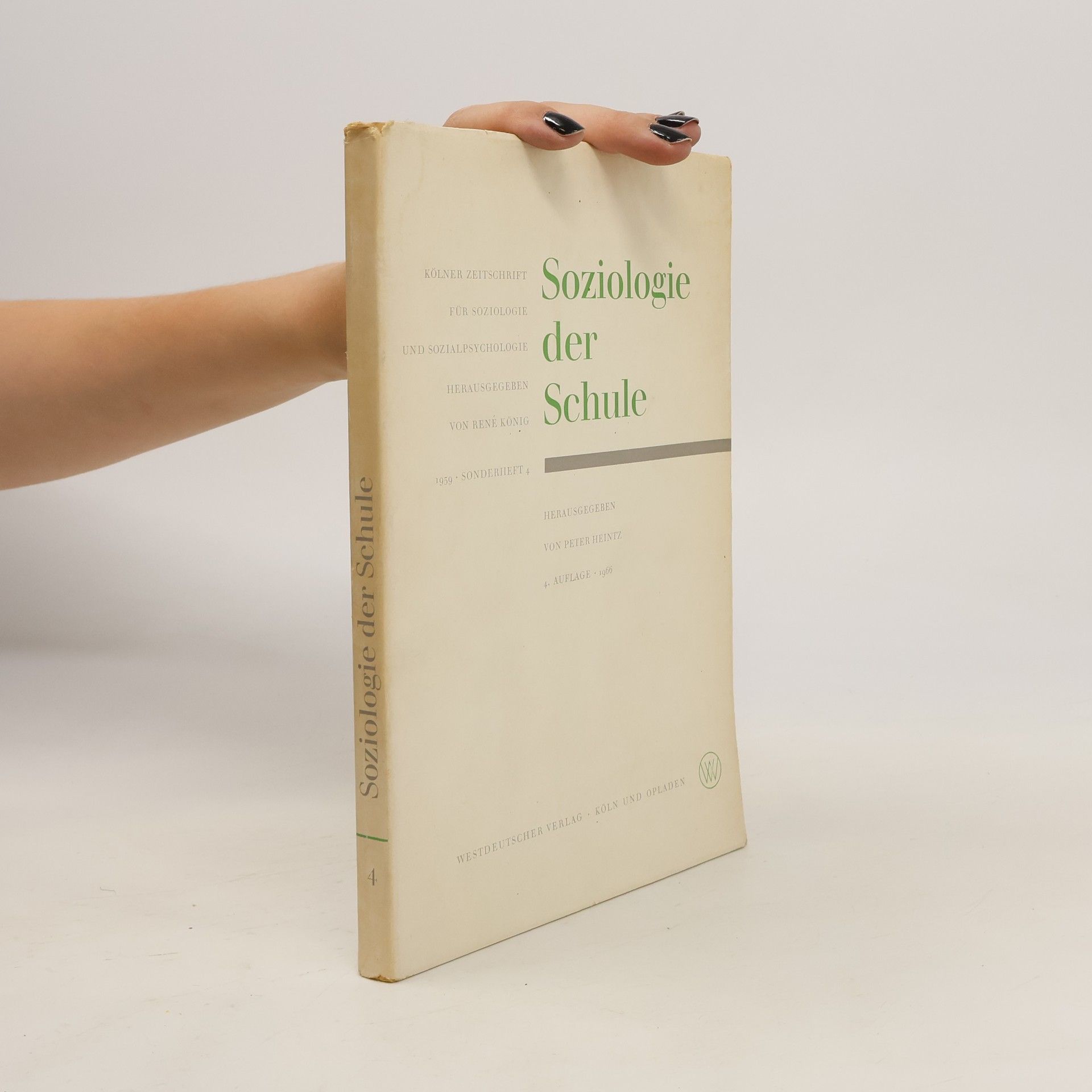 Peter Heintz Soziologie der Schule 4