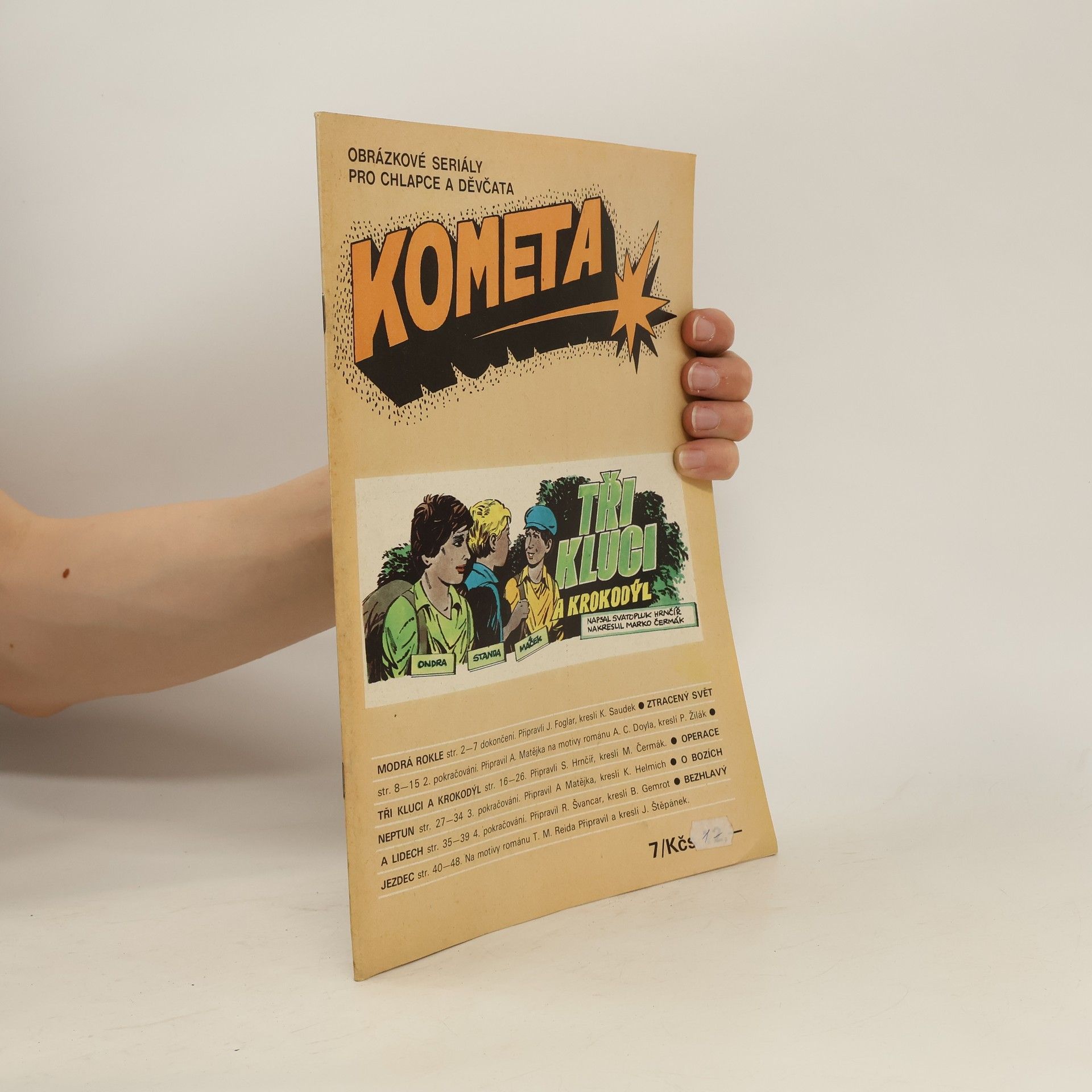 kolektiv Kometa. Tři kluci a krokodýl