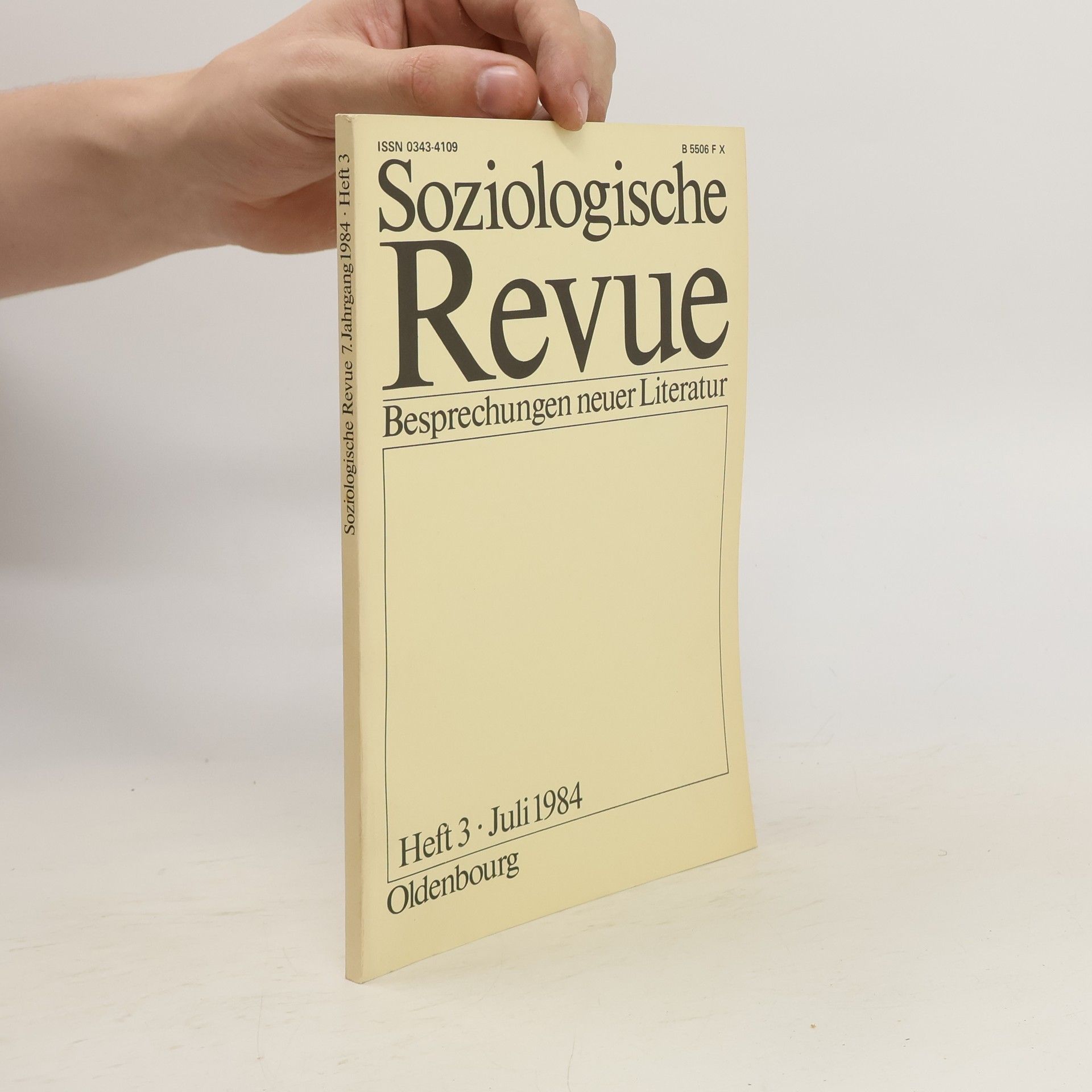 Autorenkollektiv Soziologische Revue. Heft 3