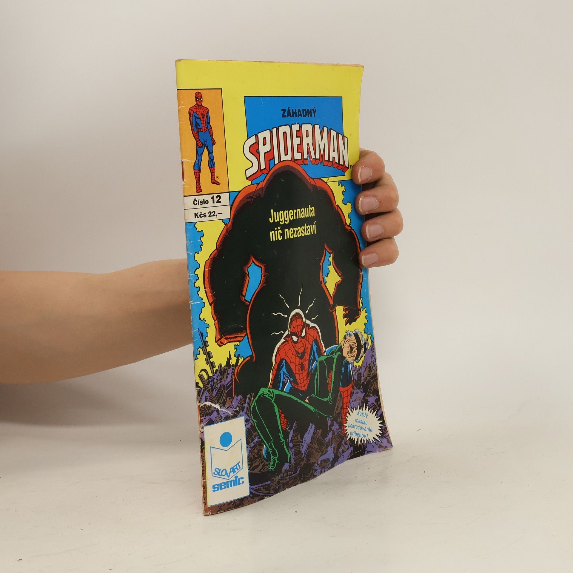 Stan Lee Záhadný Spider Man. číslo 12, Juggernauta nič nezastaví