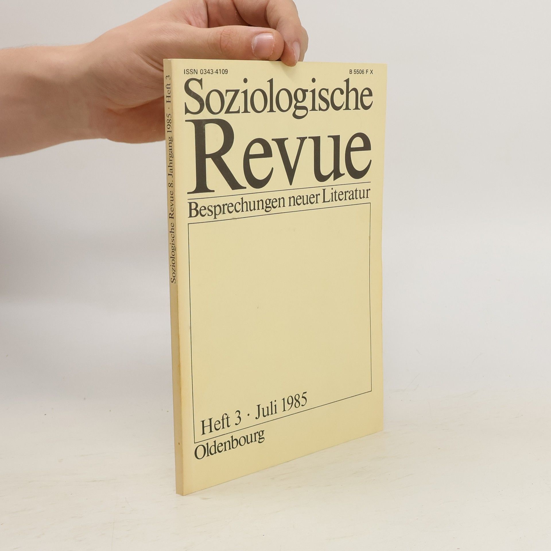 Autorenkollektiv Soziologische Revue. Heft 3