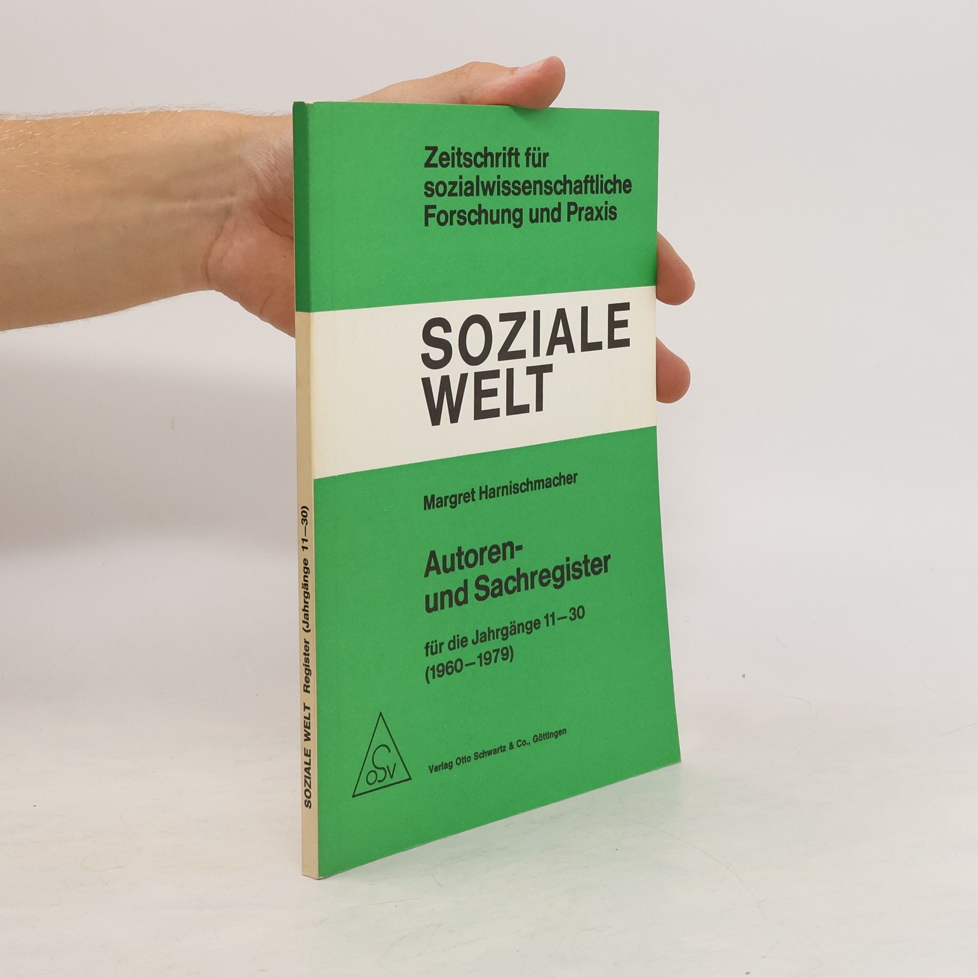 Various authors Soziale Welt