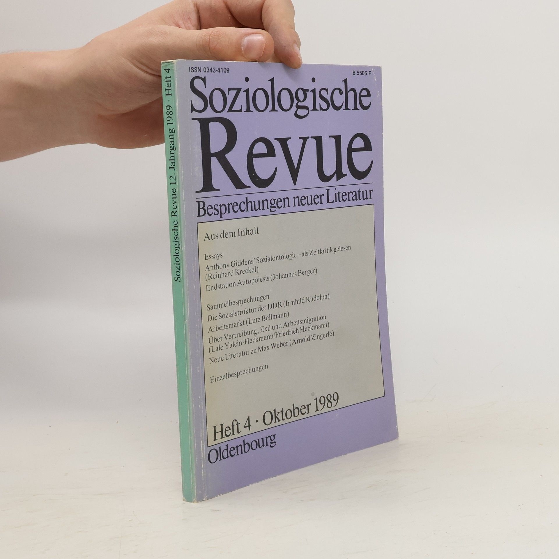 Autorenkollektiv Soziologische Revue.  Heft 4