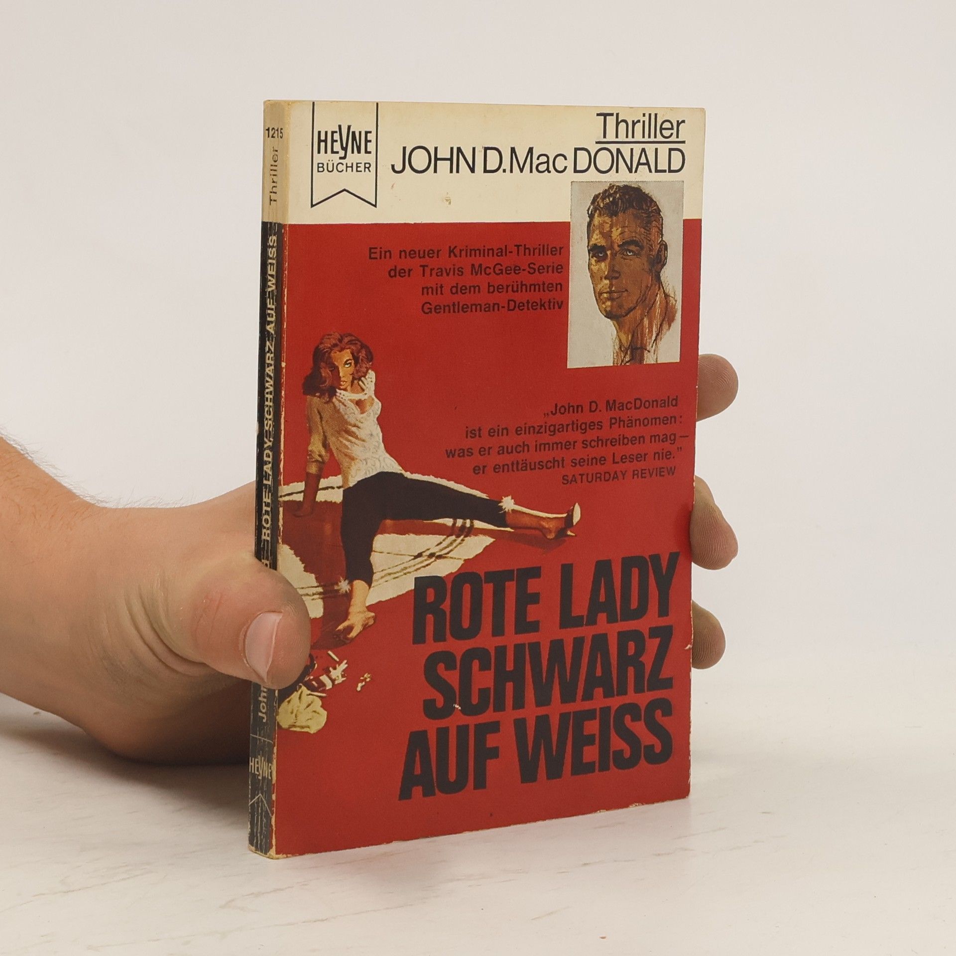 John D. MacDonald Rote Lady schwarz auf weiss