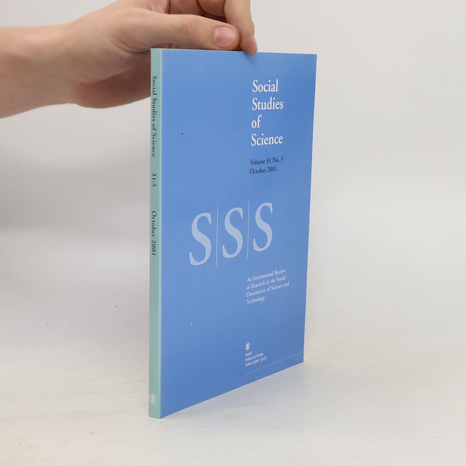 Collectif d'auteurs Social Studies of Science. Volume 31. No. 5