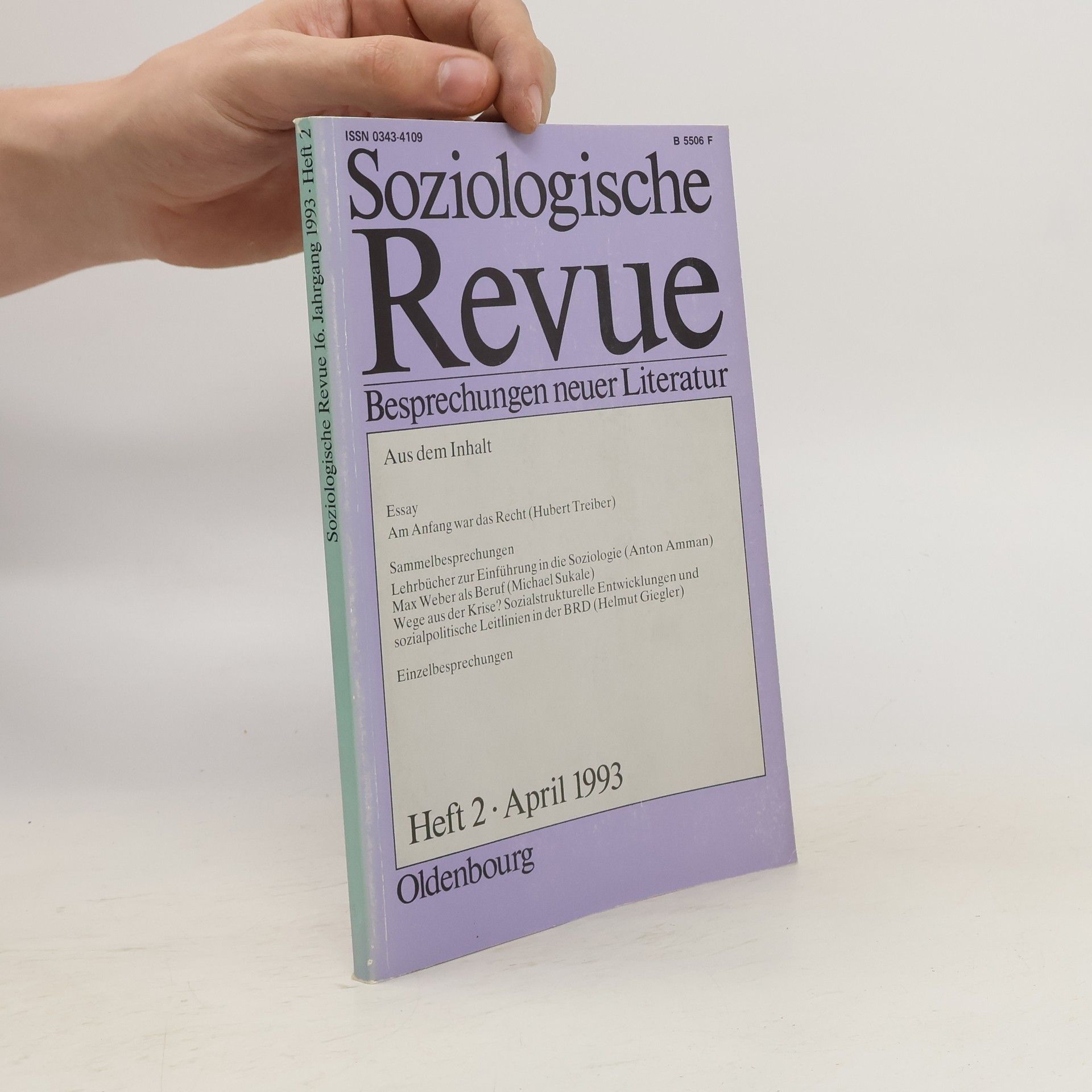 Autorenkollektiv Soziologiscпе Revue. Heft 2