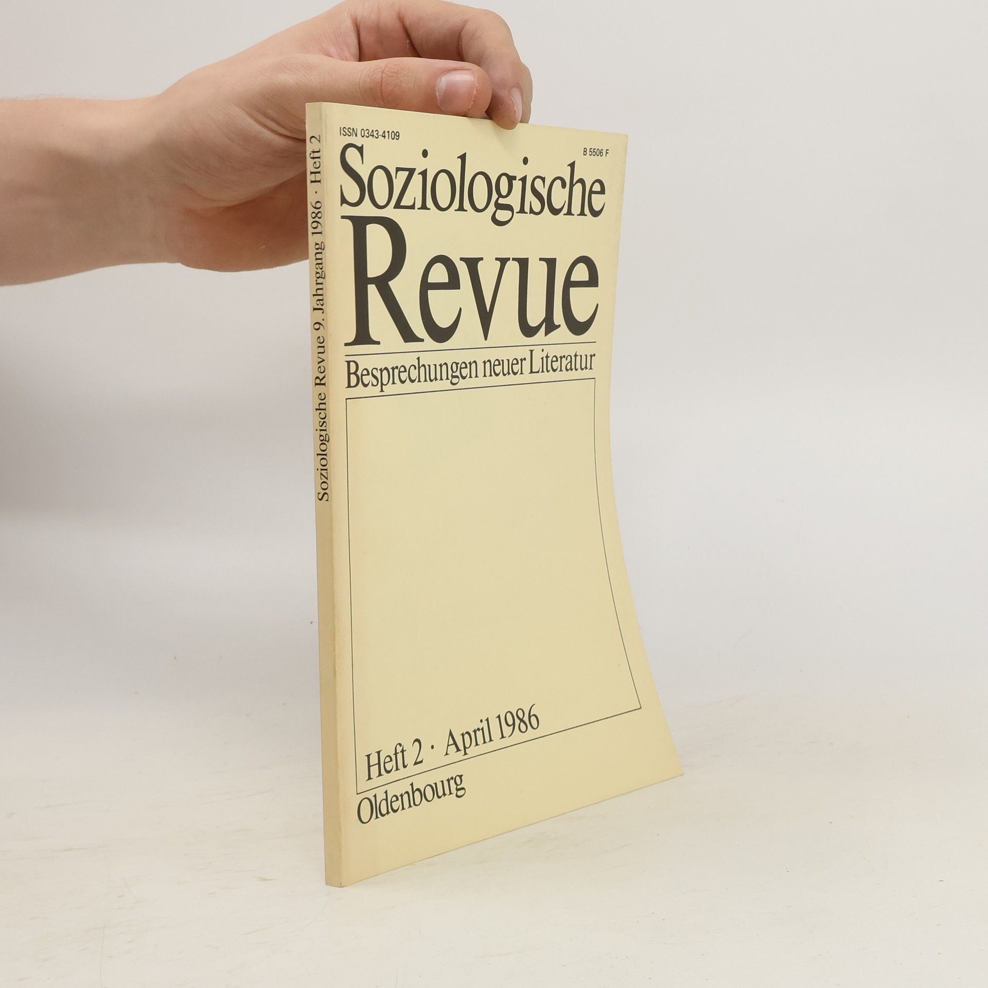 Collectif d'auteurs Soziologische Revue : Besprechungen neuer Literatur. Heft 2