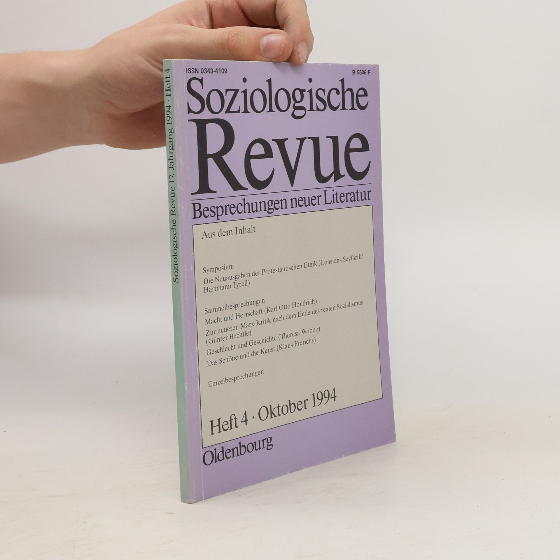 Collectif d'auteurs Soziologische Revue. Heft 4