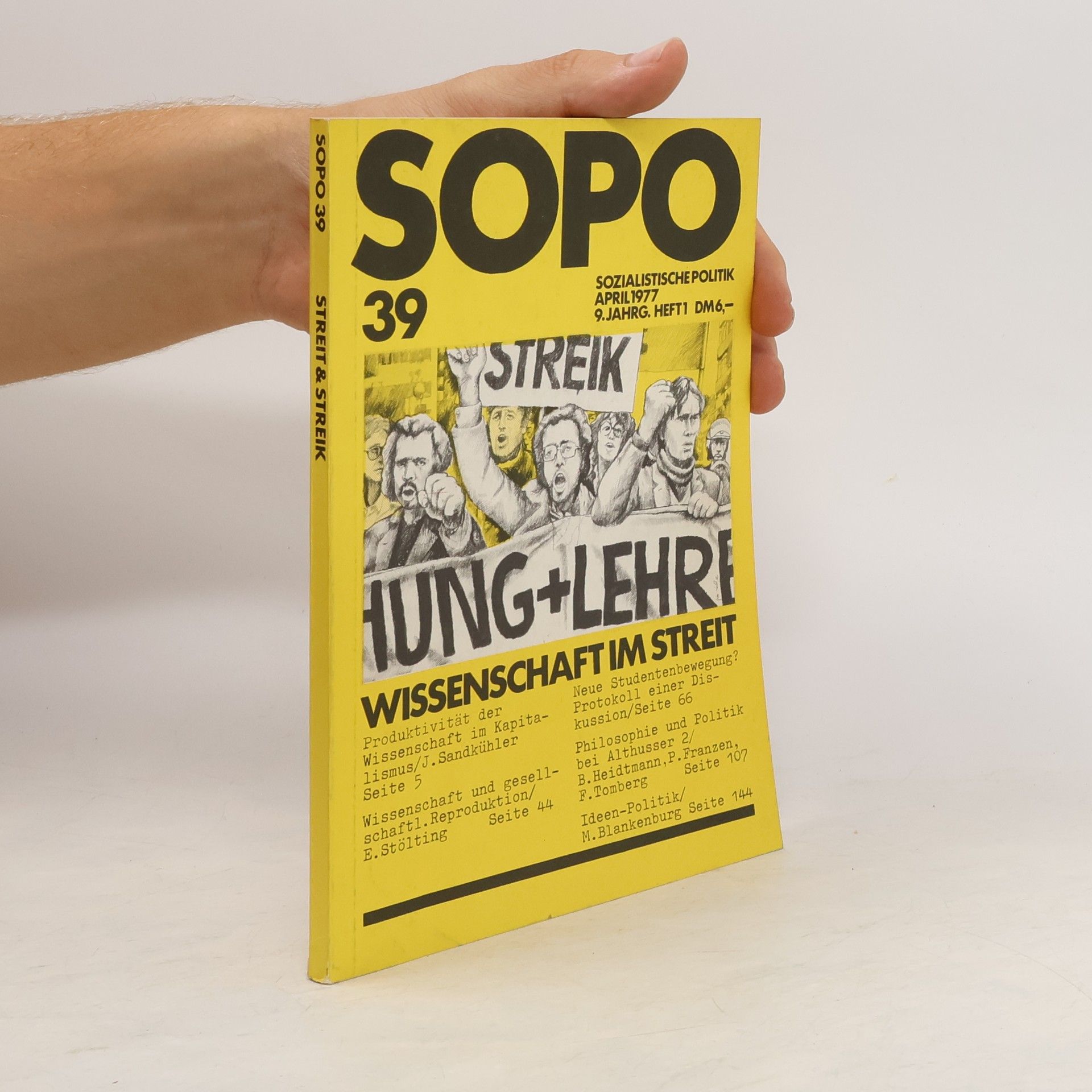 Autorenkollektiv SOPO 39. Heft 1.