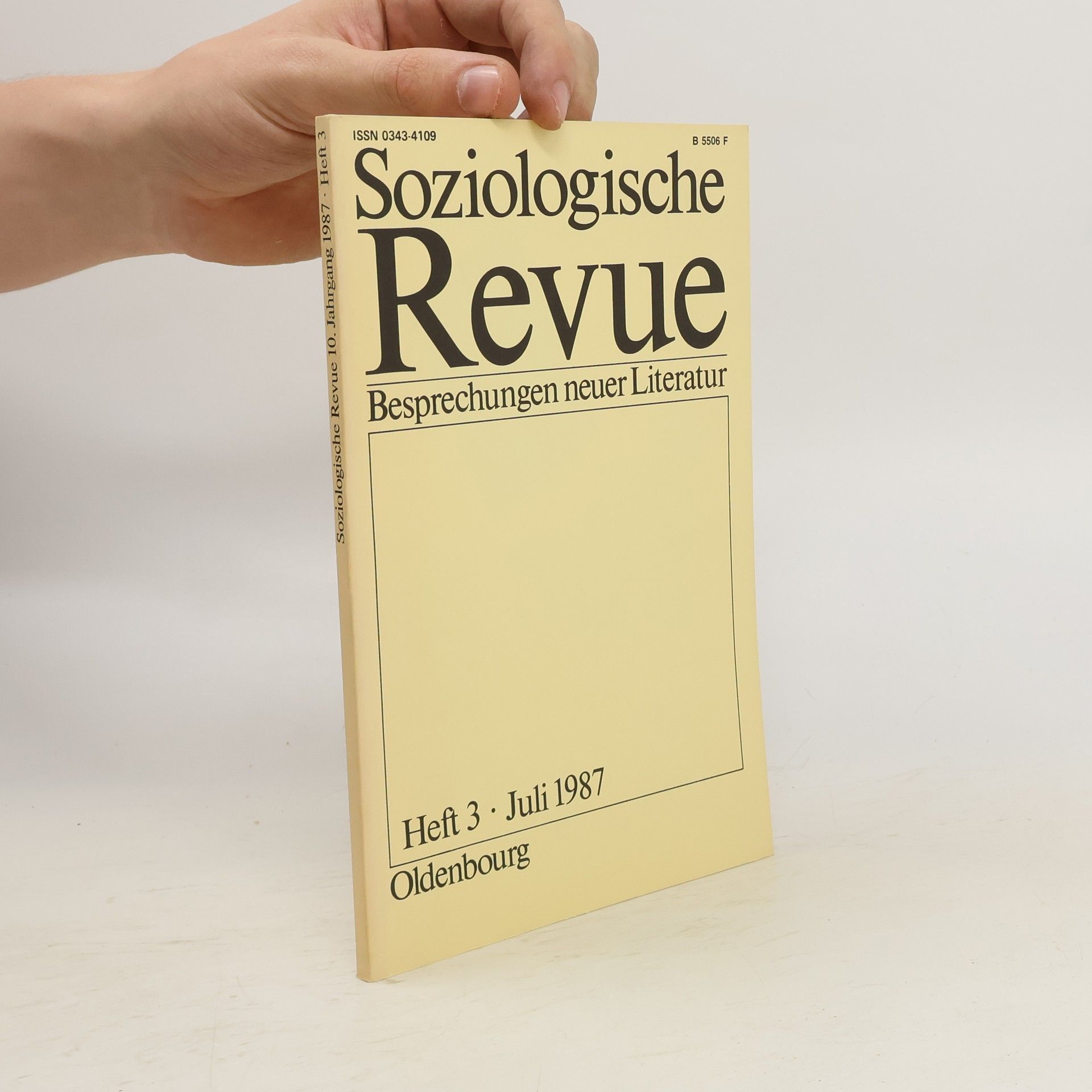 Autorenkollektiv Soziologische Revue. Heft 3