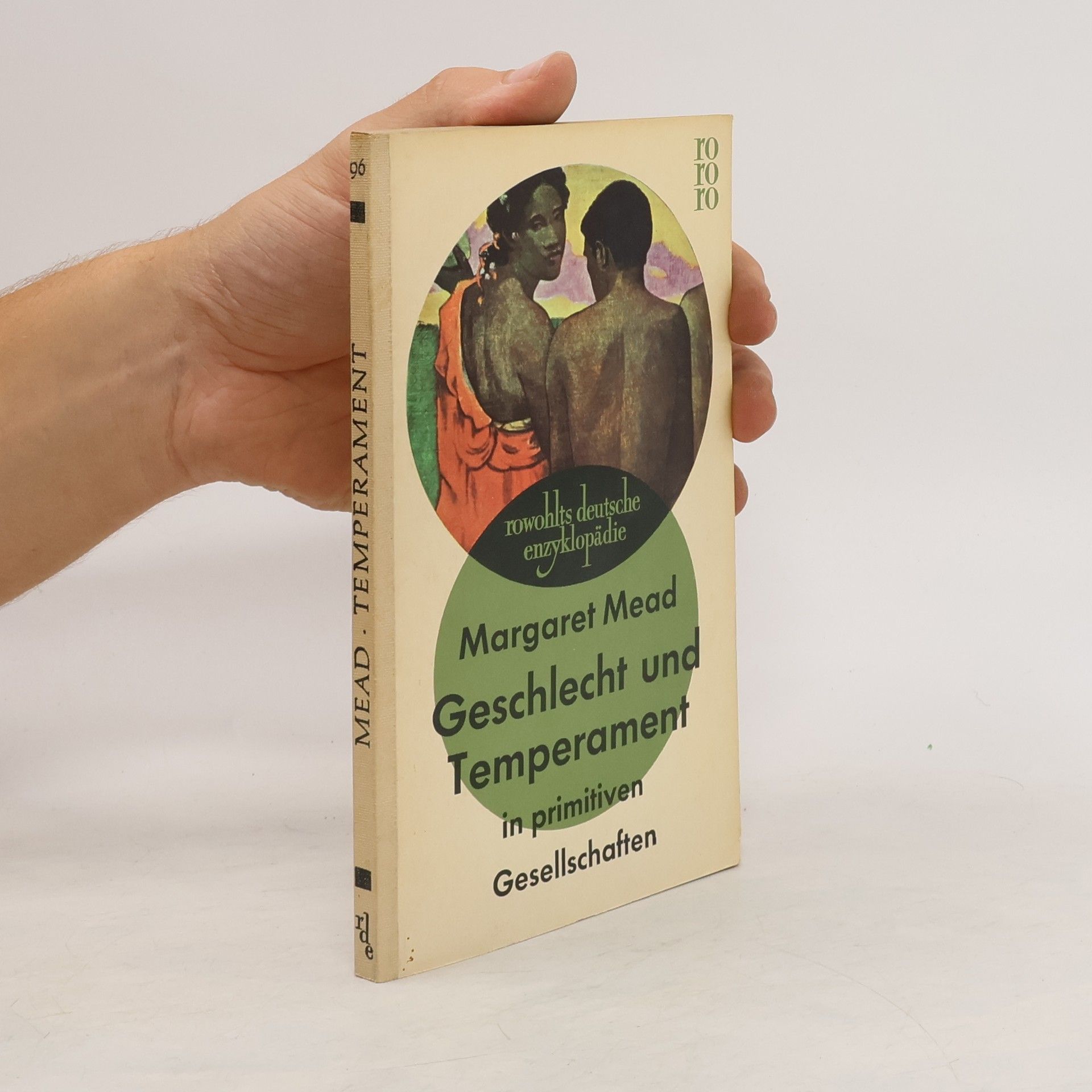Margaret Meadová Geschlecht und Temperament in primitiven Gesellschaften