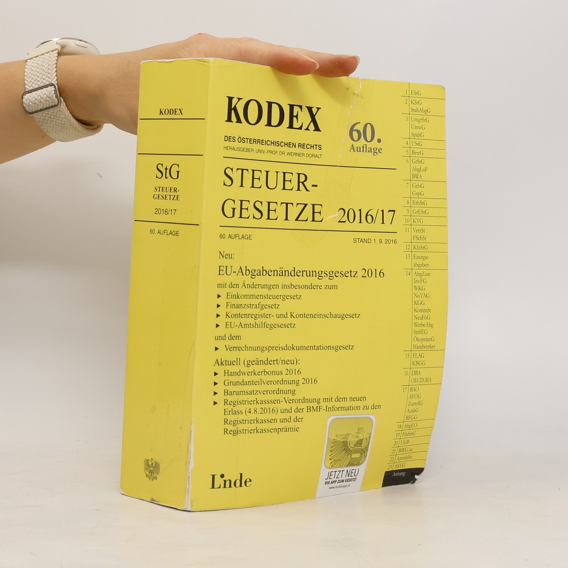 Roland Grabner KODEX Steuergesetze 2016/17