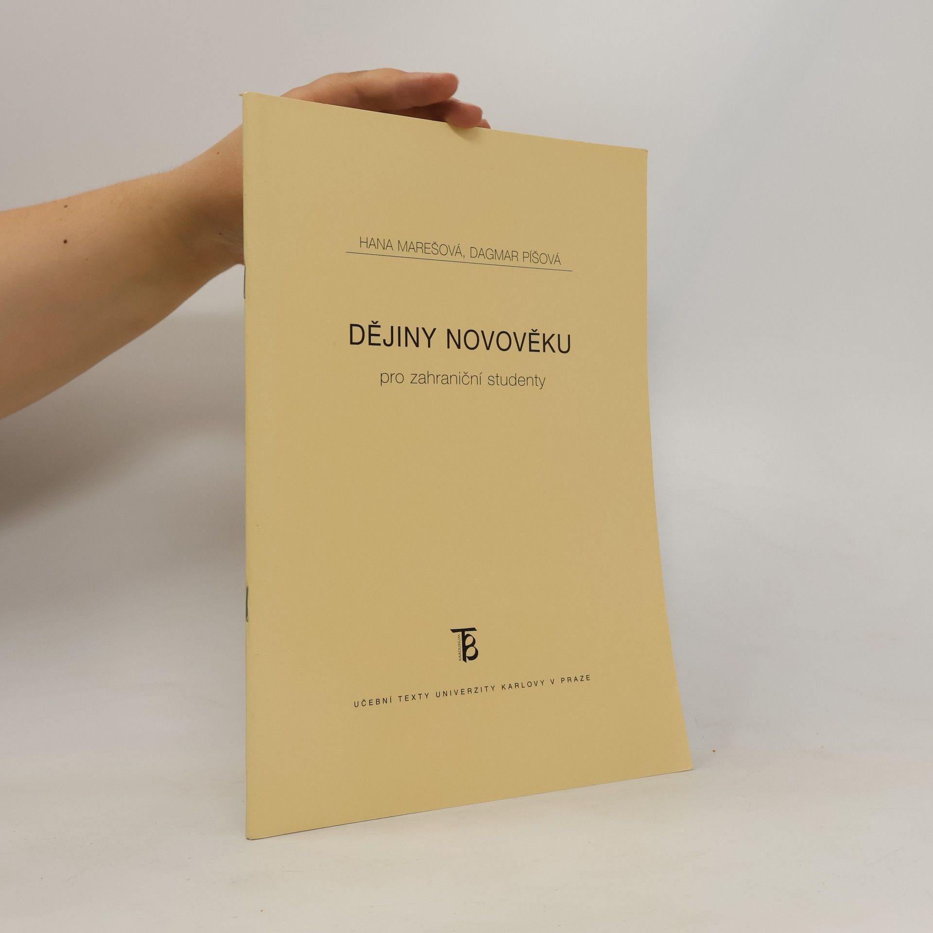 Dagmar Píšová Dějiny novověku pro zahraniční studenty