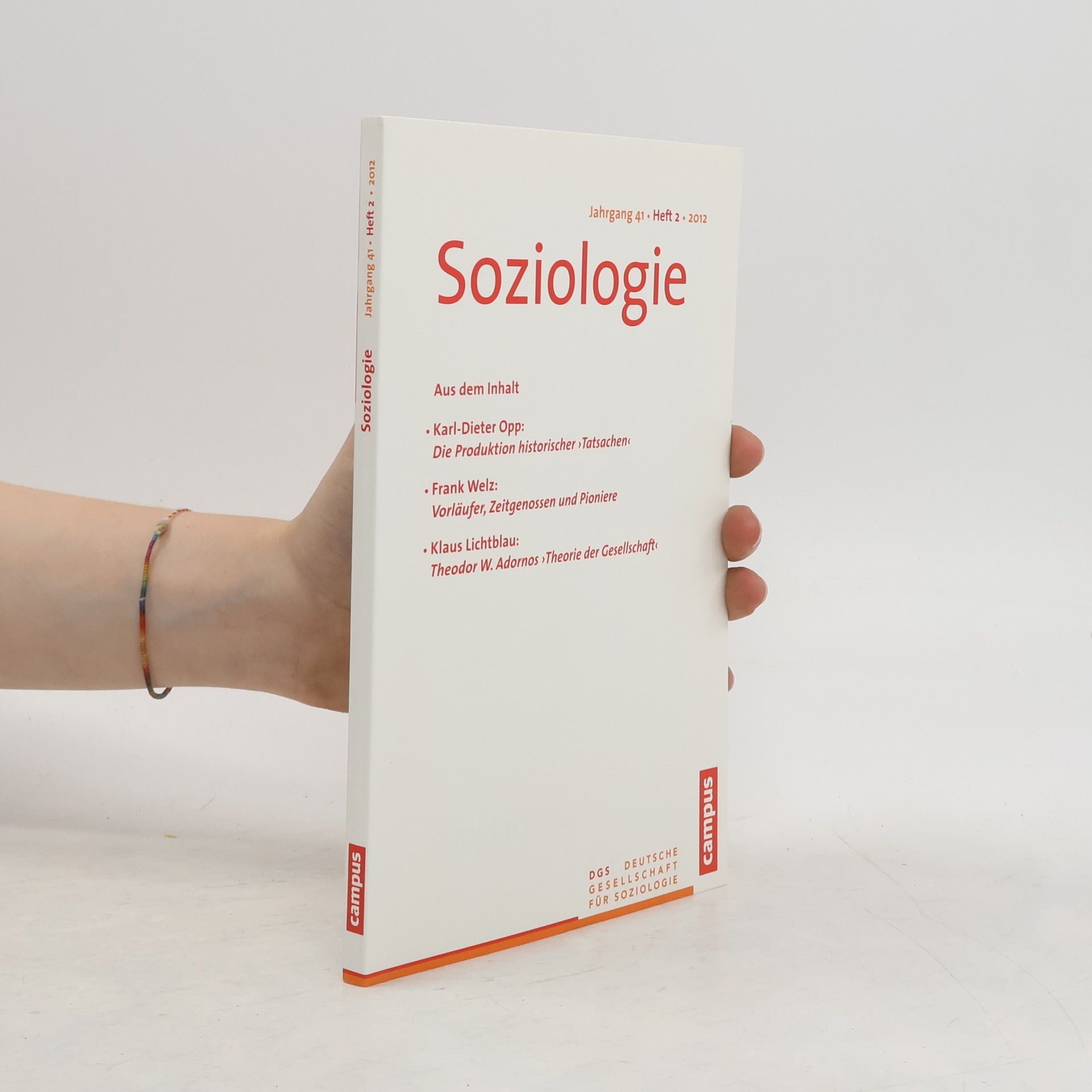 Autores varios Soziologie 41, 2/2012