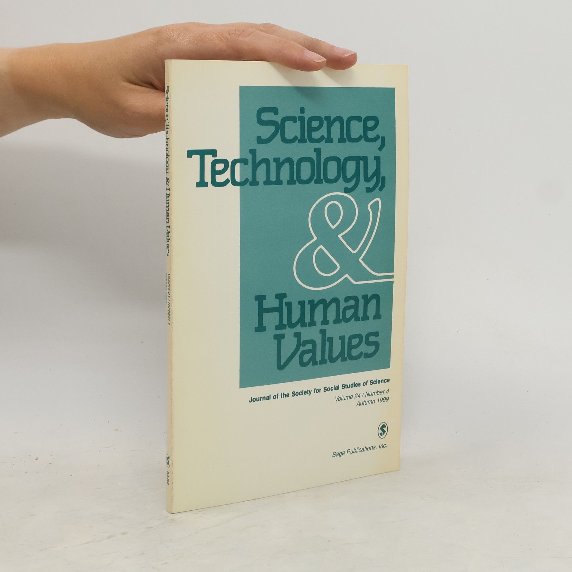 Autores varios Science, Technology, & Human Values vol. 24. Number 4, Autumn 1999