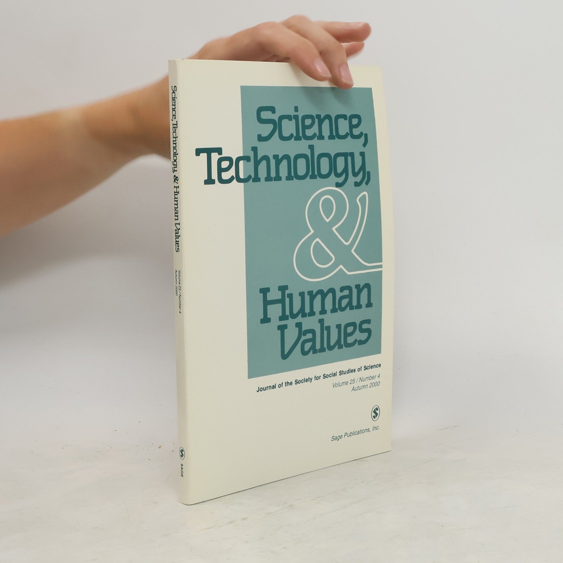 Autores varios Science, Technology, & Human Values vol. 25. Number 4, Autumn 2000