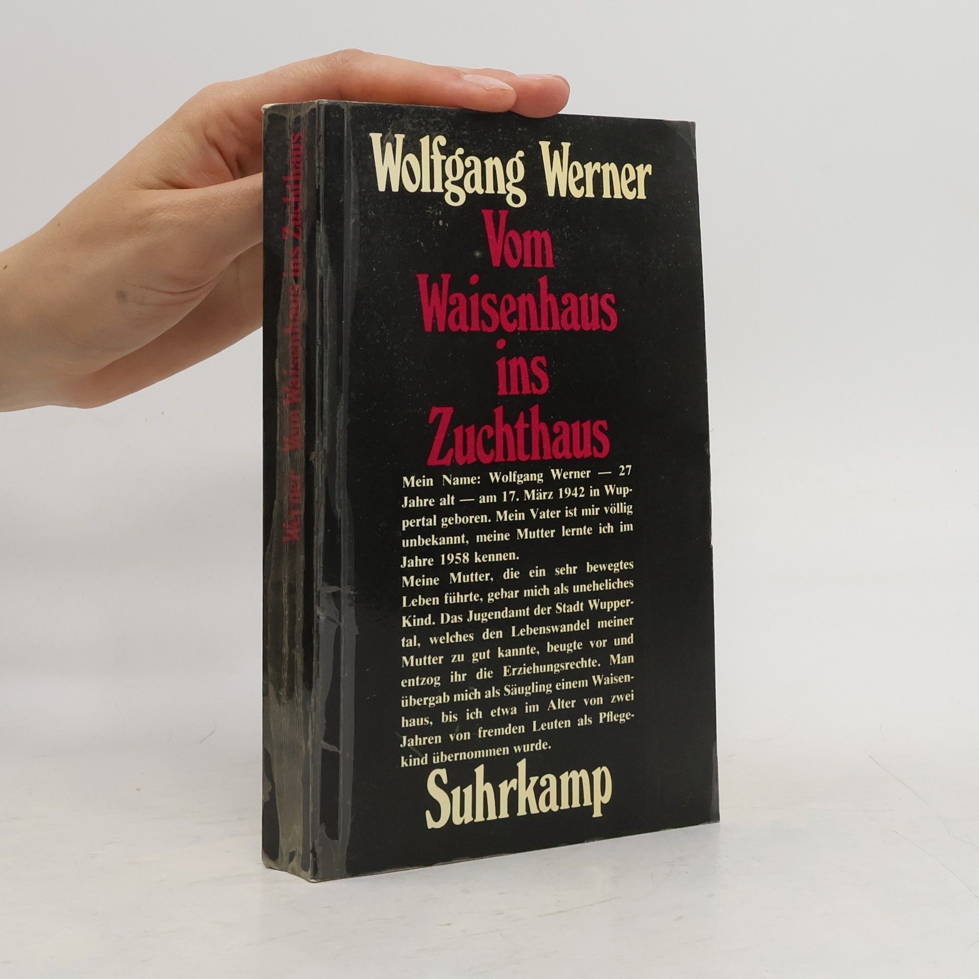 Wolfgang Werner Vom Waisenhaus ins Zuchthaus
