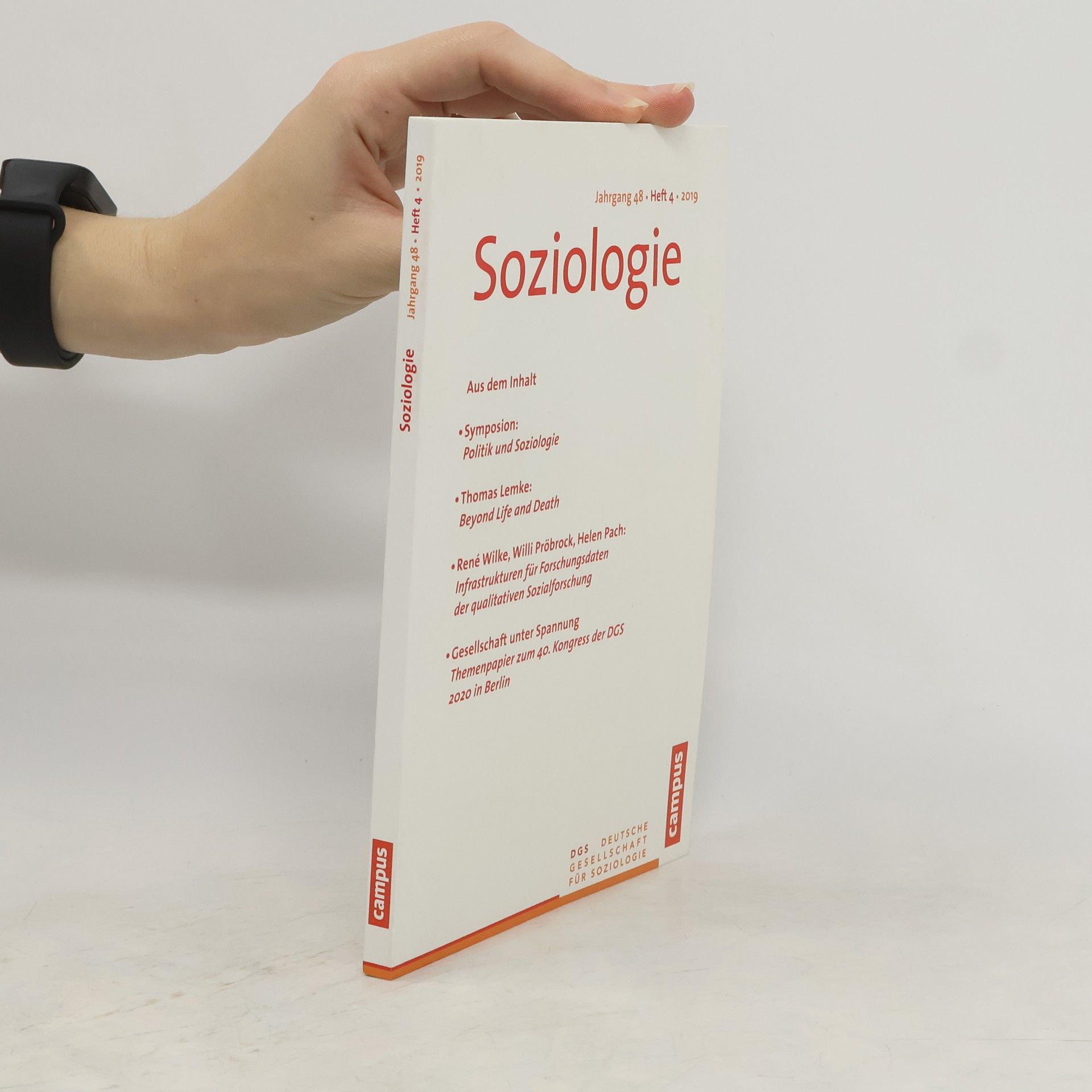 Sina Farzin Soziologie. Jahrgang 48.  4/2019
