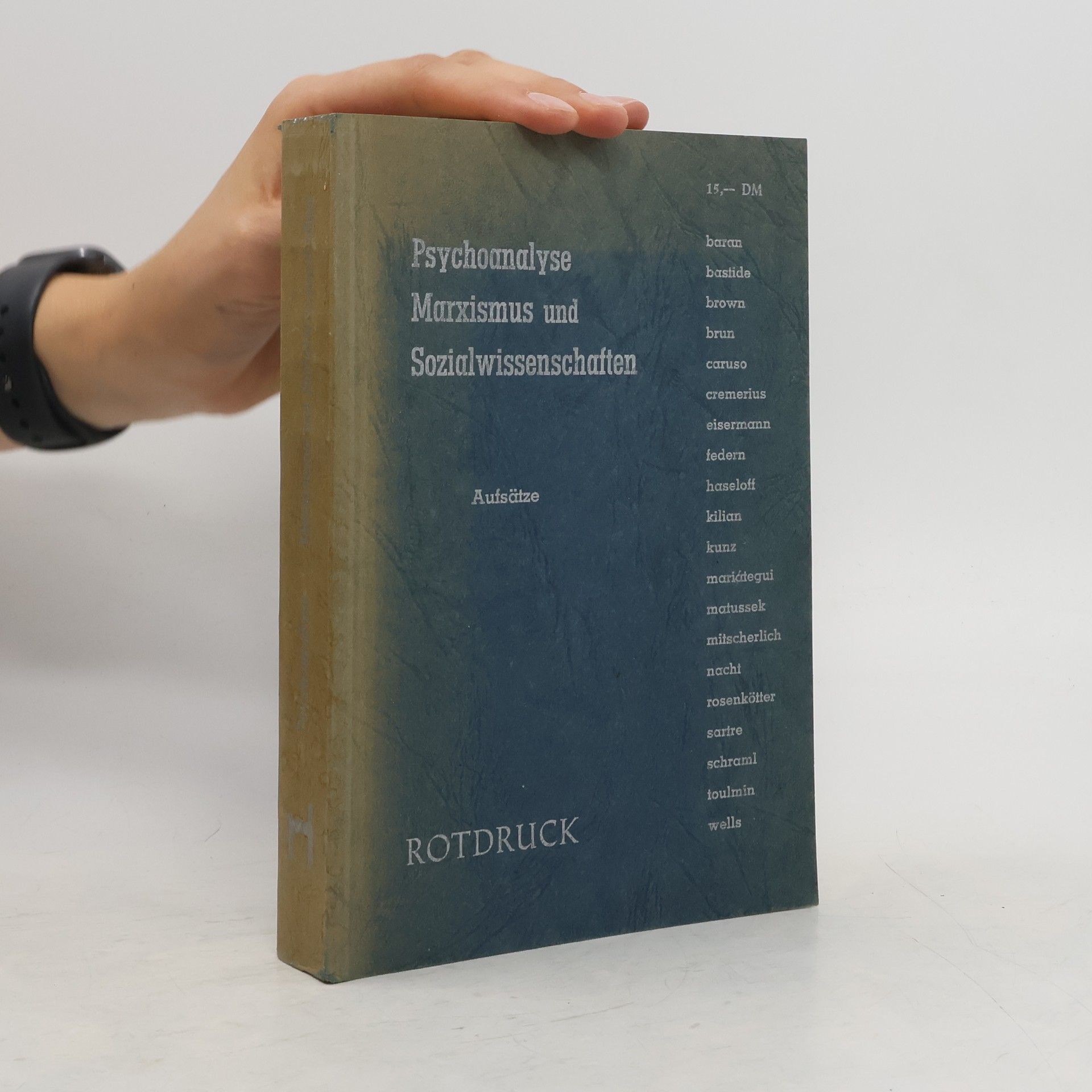 AA.VV. Psychoanalyse Marxismus und Sozialwissenschaften