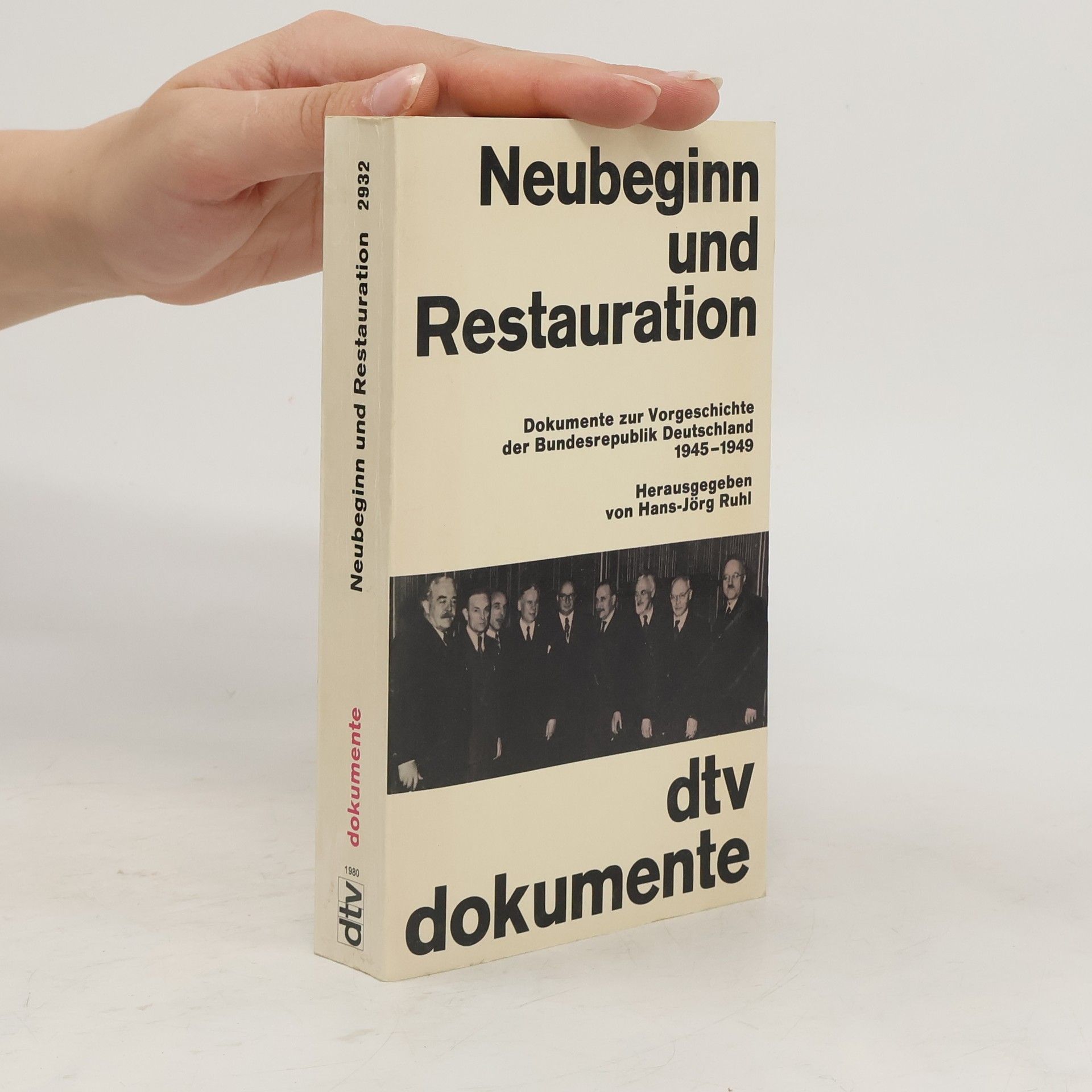 Klaus-Jörg Ruhl Neubeginn und Restauration