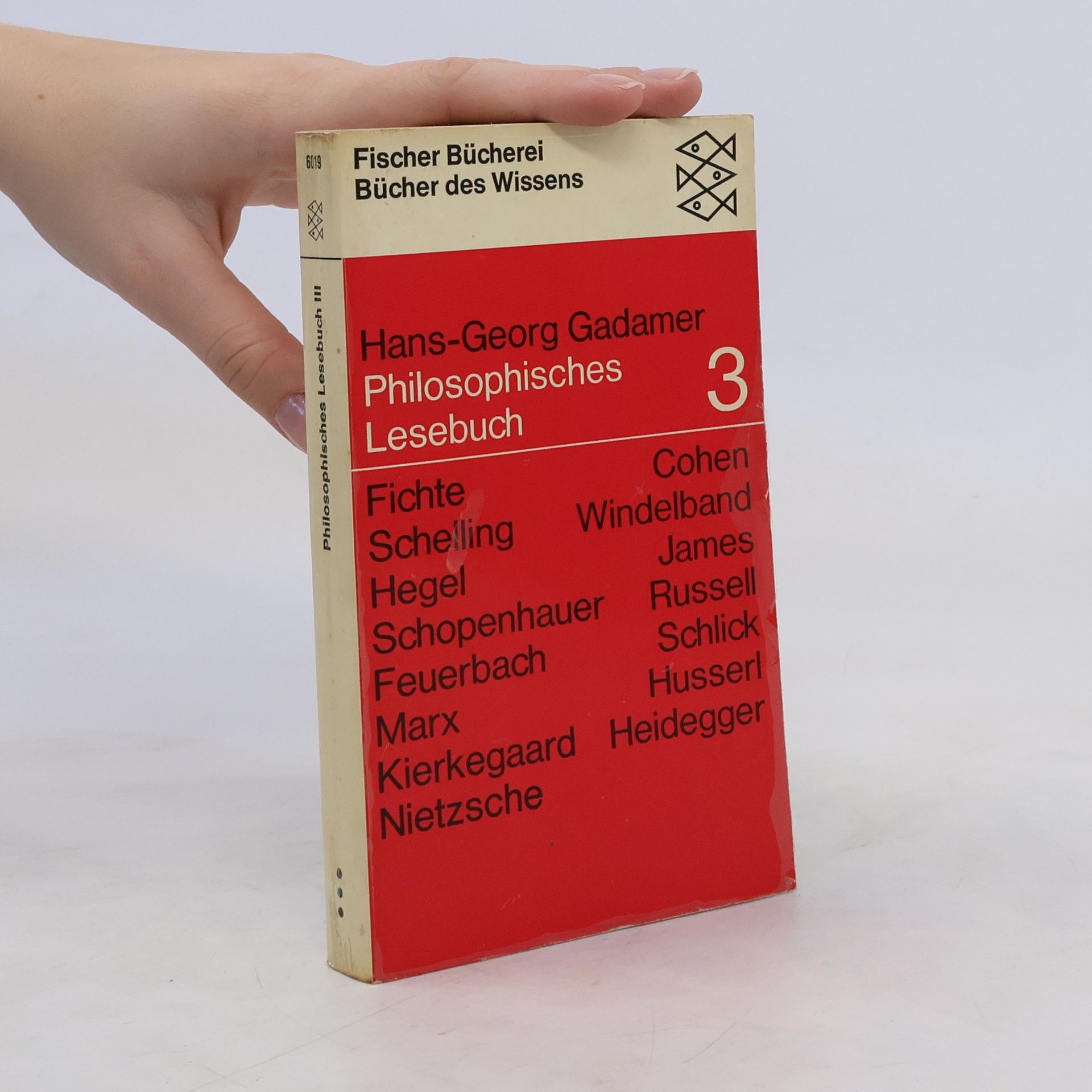 Hans Georg Gadamer Philosophisches Lesebuch 3