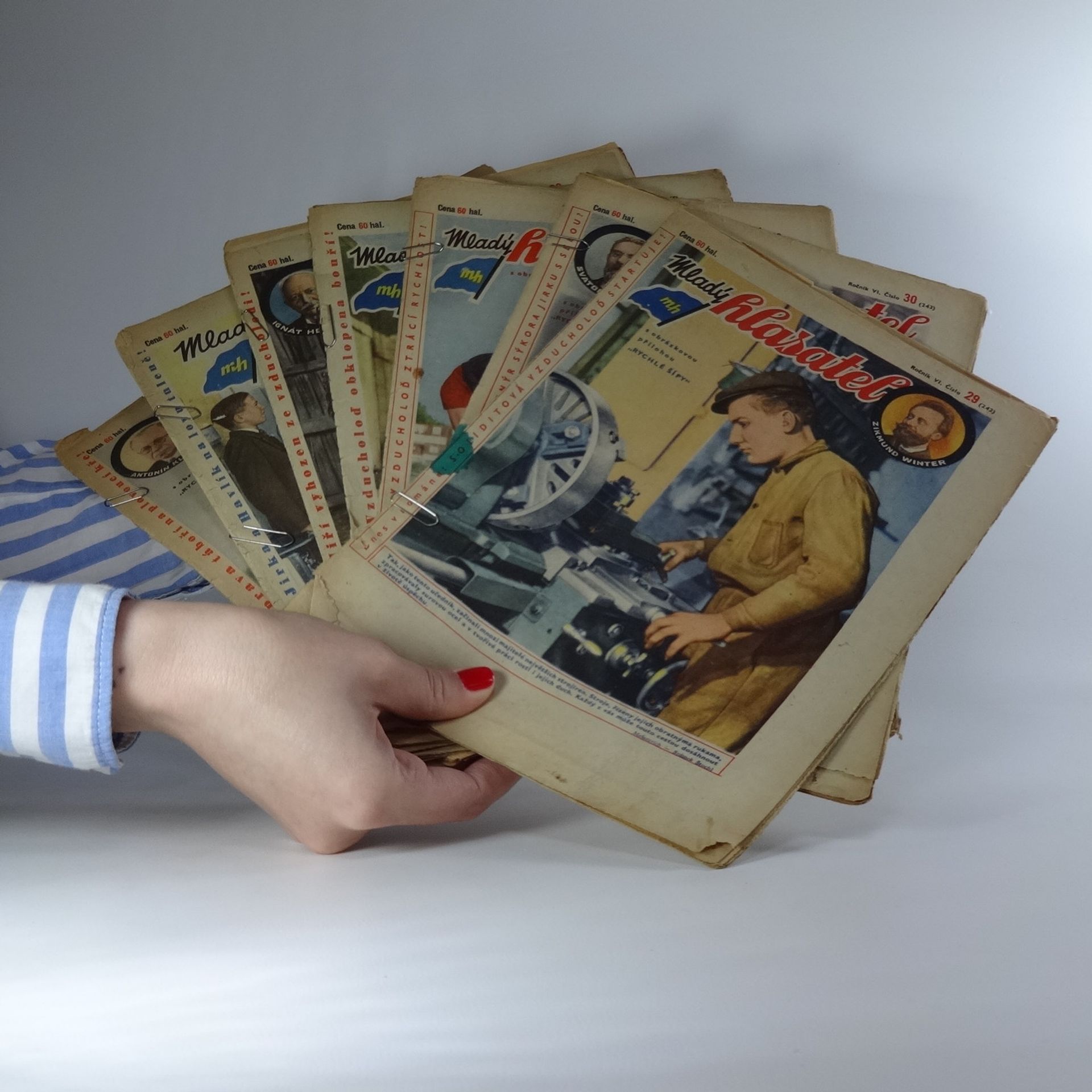 Collectif d'auteurs Mladý hlasatel. Ročník VI. (Čísla 29-34, 37, 38)