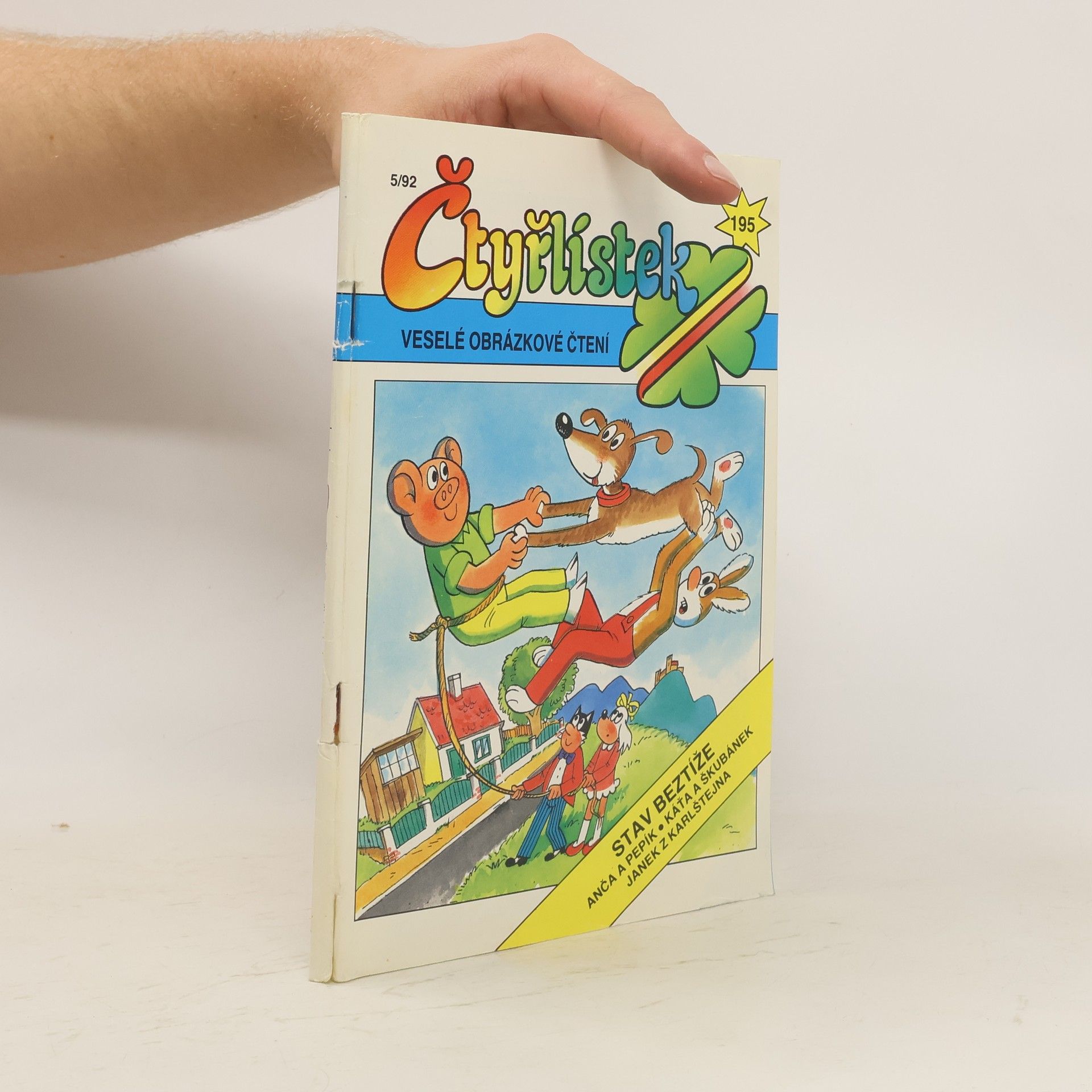 Collectif d'auteurs Čtyřlístek 5/1992 195. Stav beztíže