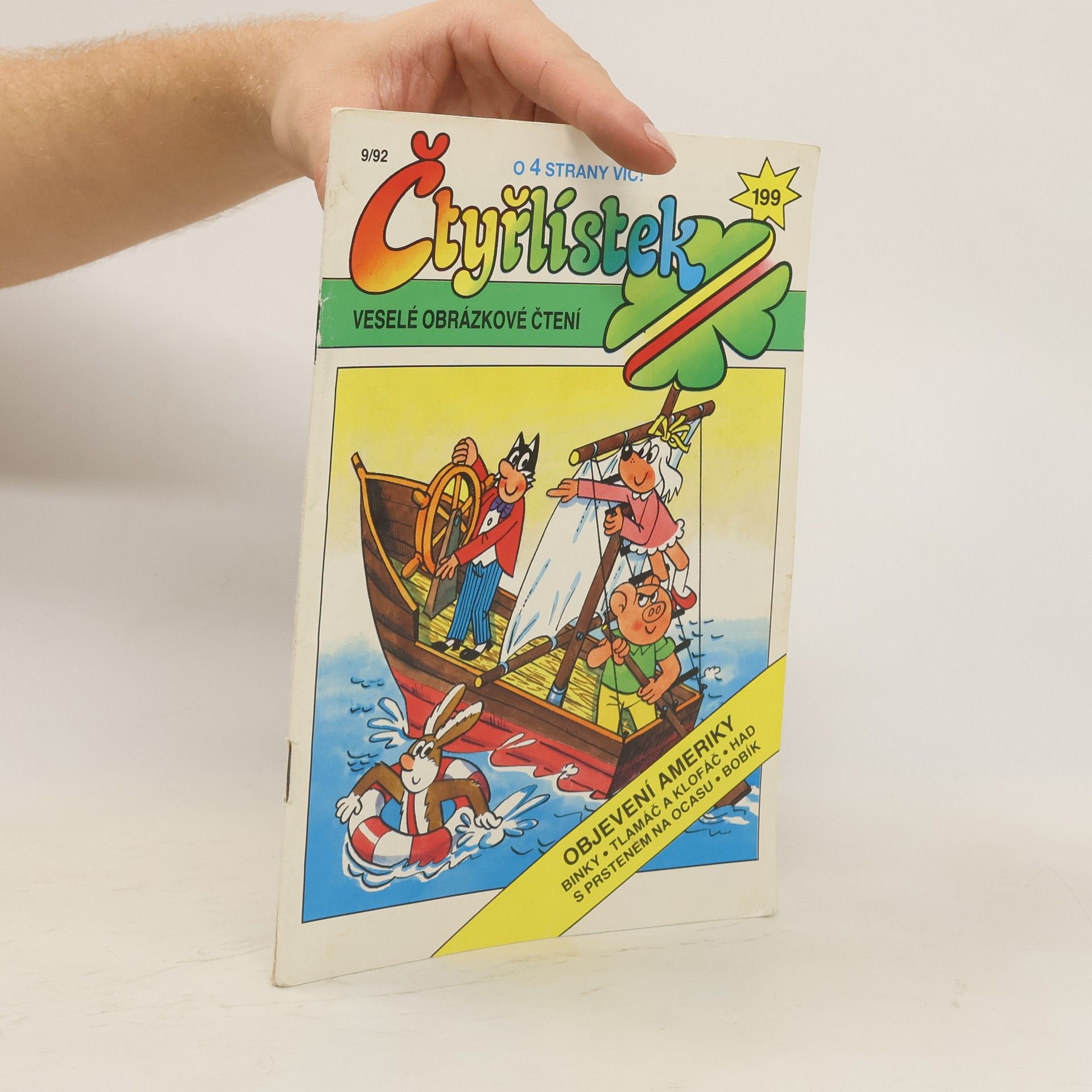 kolektiv Čtyřlístek 199. 9/1992 Objevení Ameriky