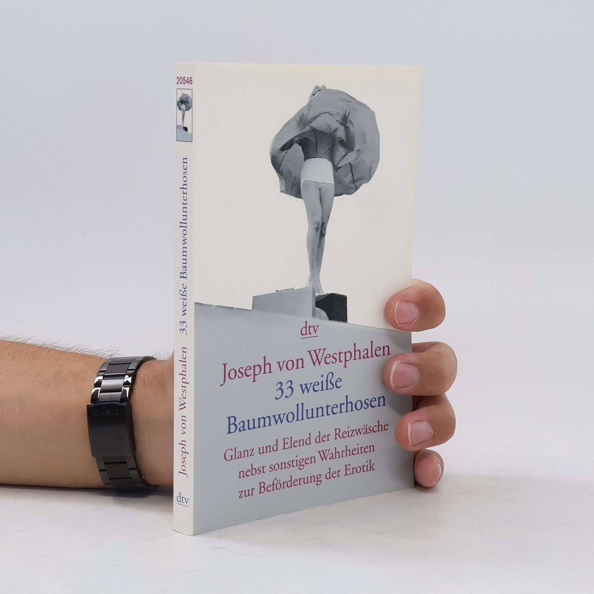 Joseph von Westphalen Dreiunddreißig weiße Baumwollunterhosen