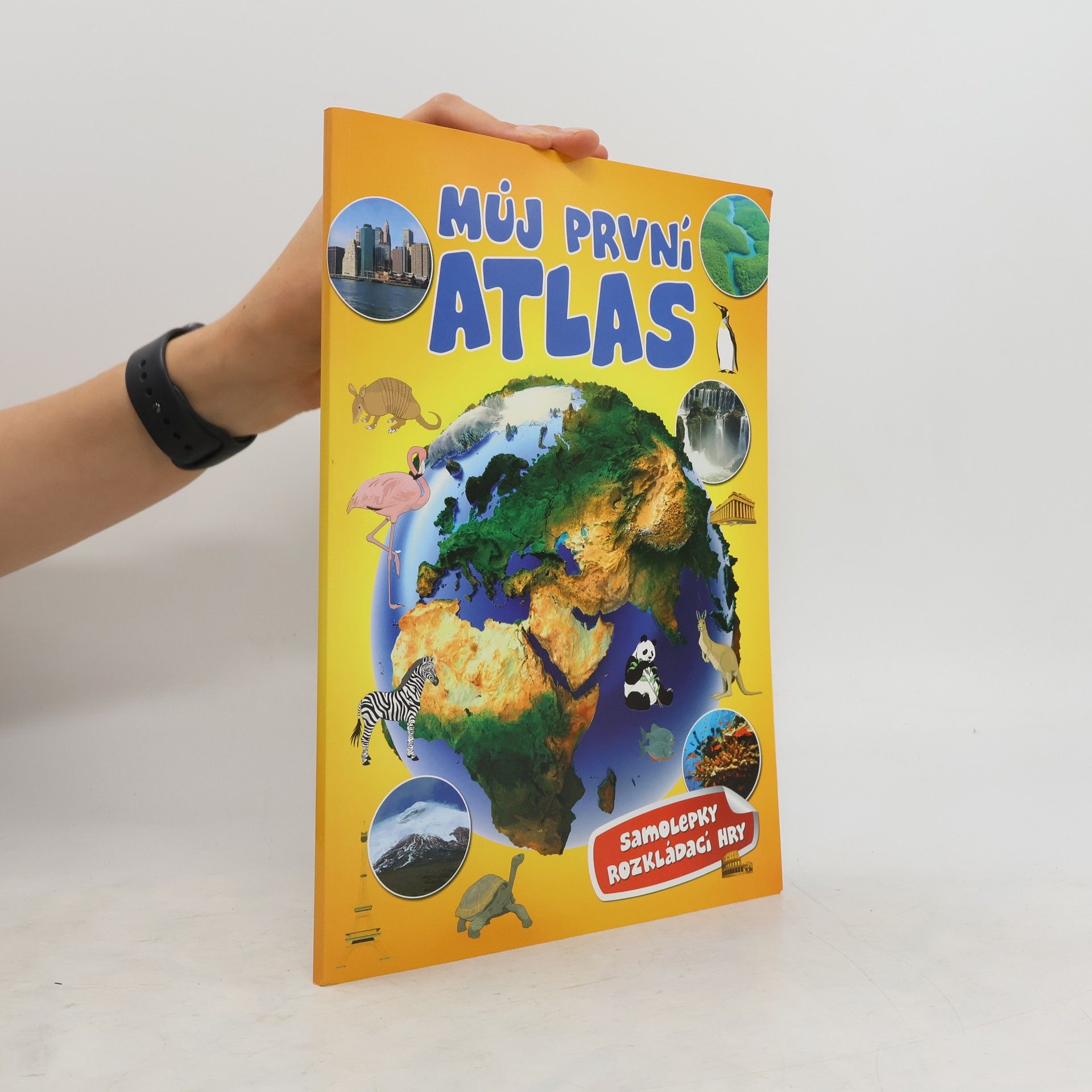 Jaroslav Synek Můj první atlas: Samolepky, rozkládací hry