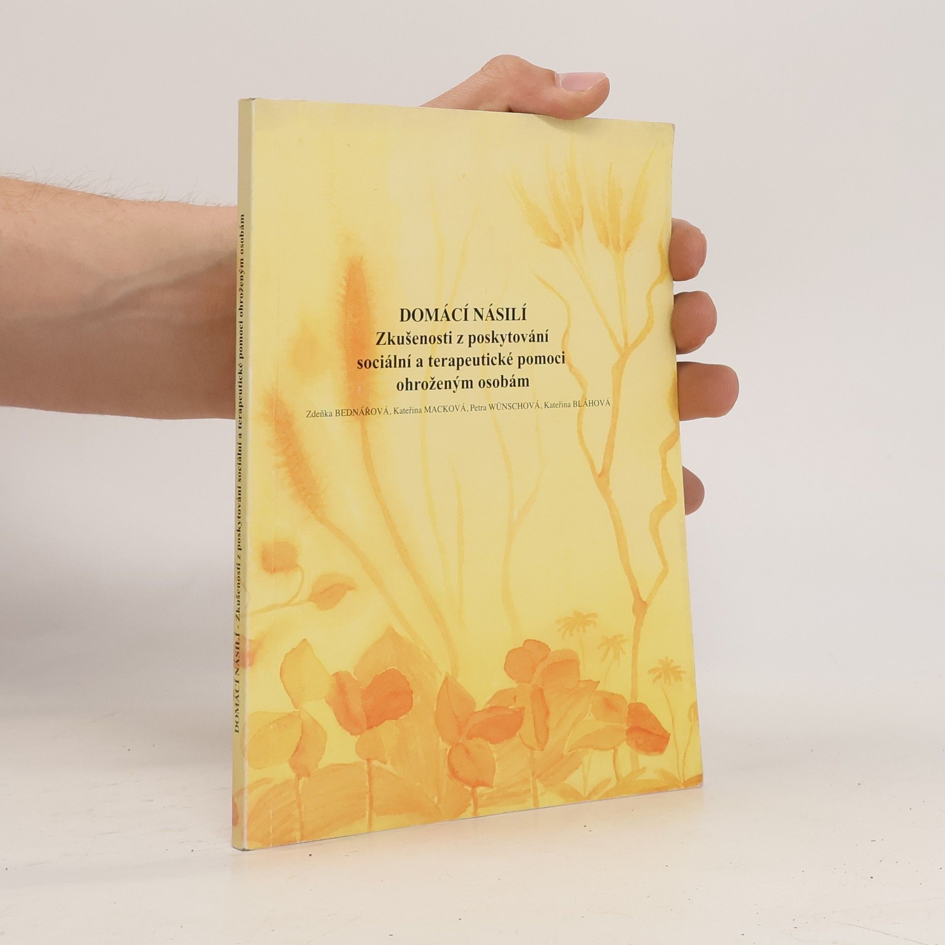 Zdena Zuzana Bednářová Domácí násilí. Zkušenosti z poskytování sociální a terapeutické pomoci ohroženým osobám