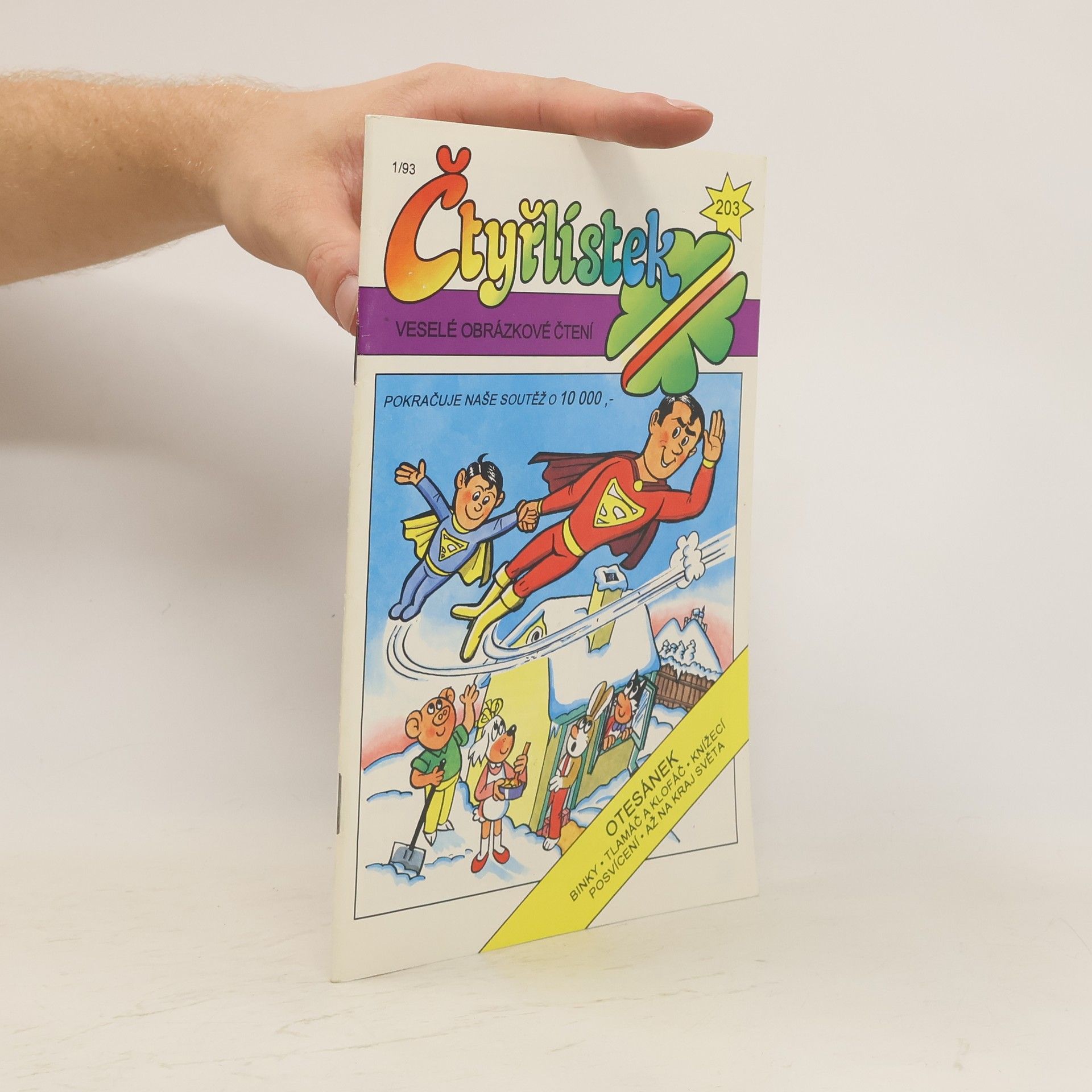 Kolektiv autorů Čtyřlístek 203. 1/1993. Otesánek