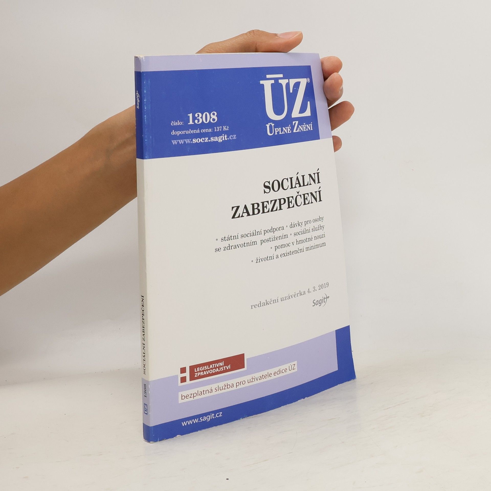 kolektiv Sociální zabezpečení [ÚZ 2019 č. 1308]