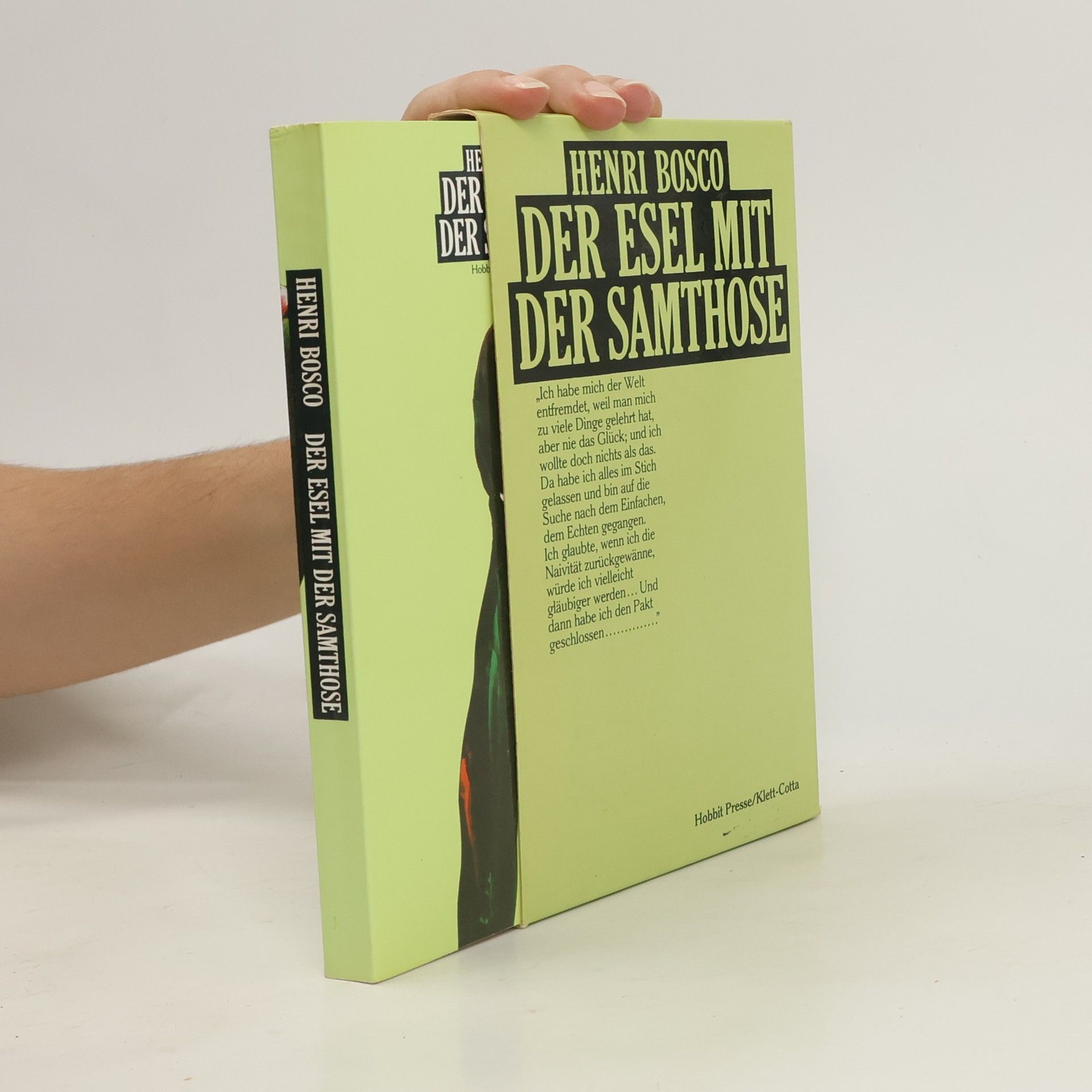Henri Bosco Der Esel mit der Samthose