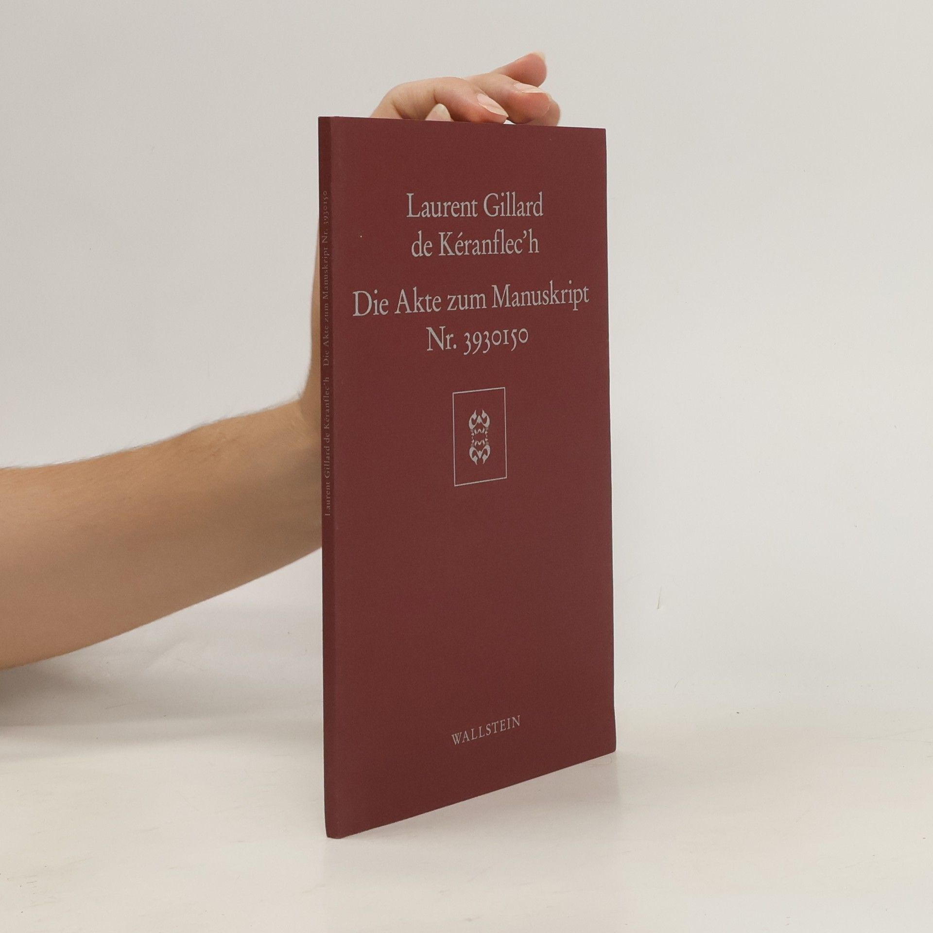 Laurent Gillard de Ke ranflec h. Die Akte zum Manuskript Nr. 3930150
