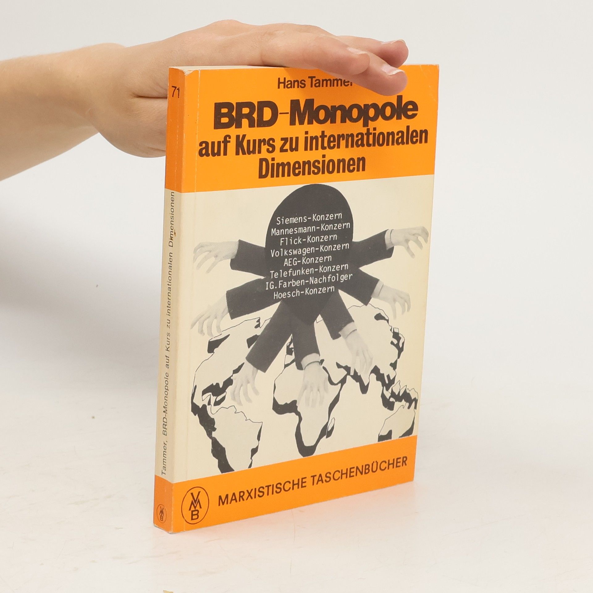 Hans Tammer BRD-Monopole auf Kurs zu internationalen Dimensionen