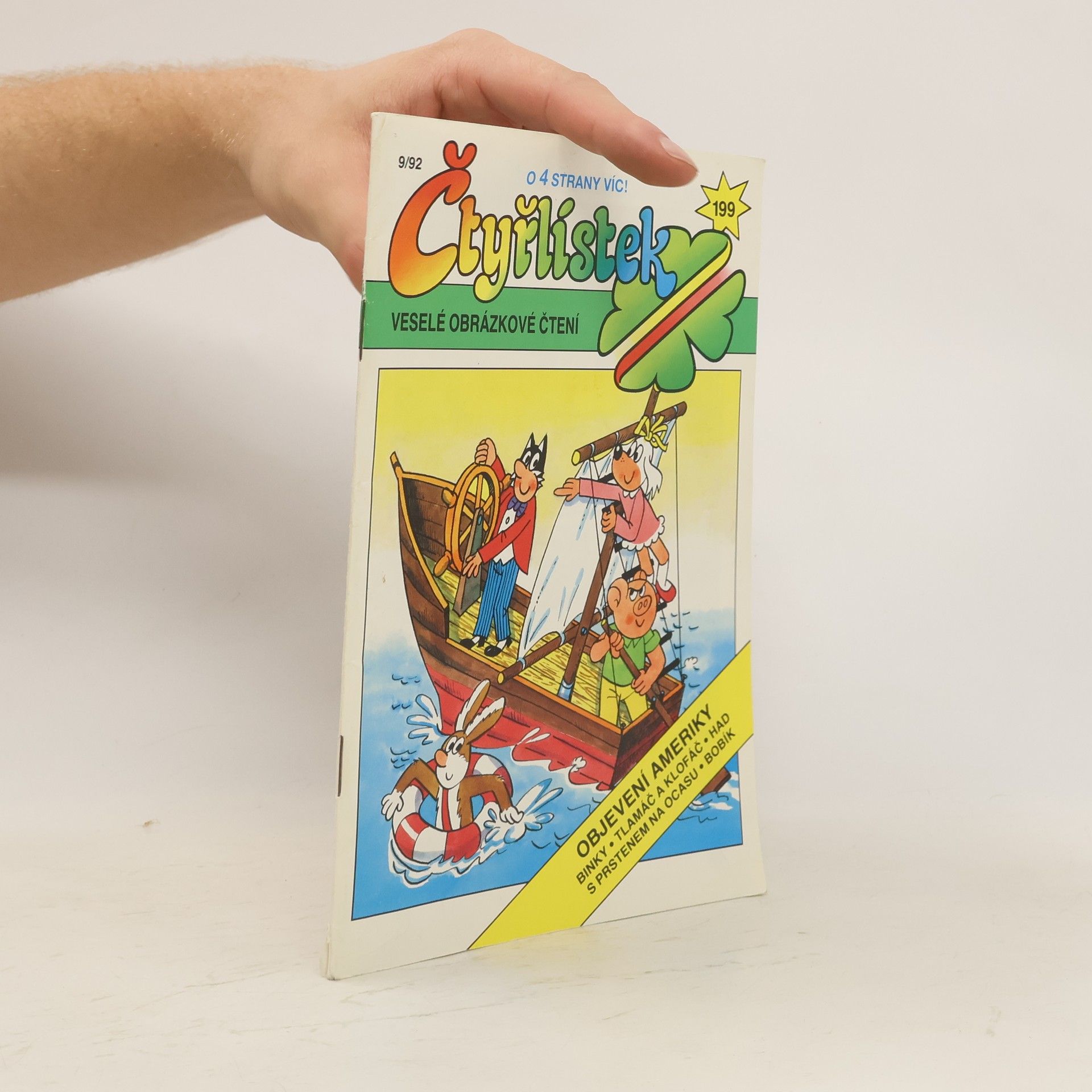 Kolektiv autorů Čtyřlístek 199. 9/1992 Objevení Ameriky