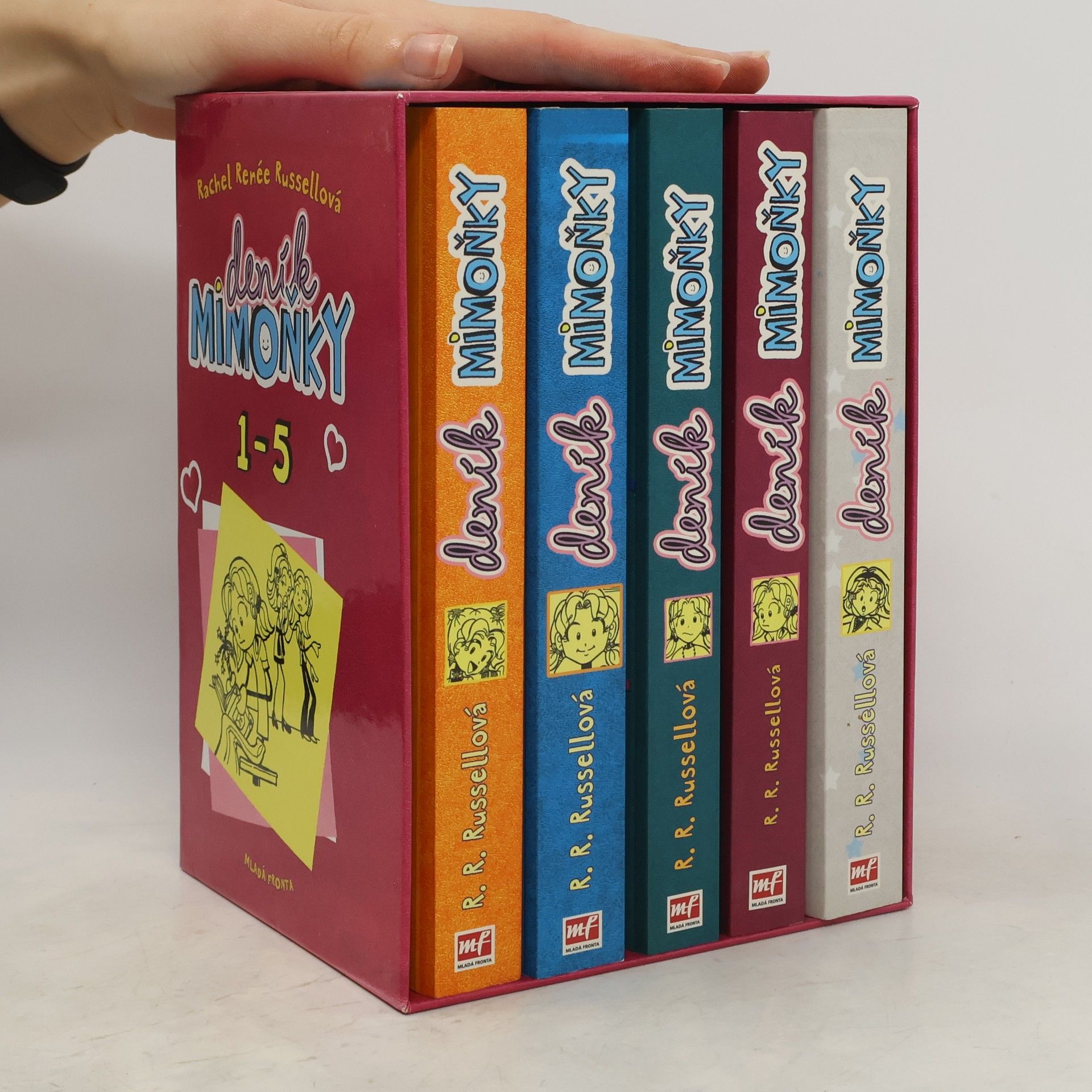 Rachel Renée Russellová Deník Mimoňky box 1-5