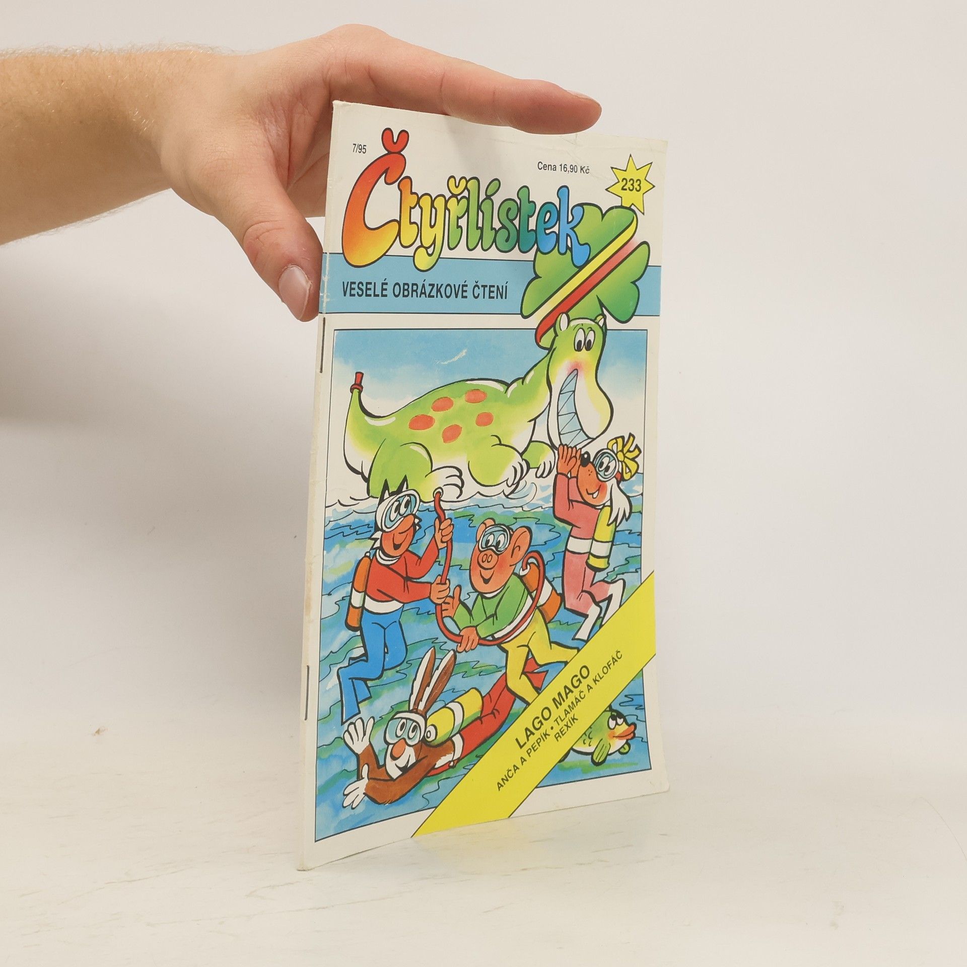 kolektiv Čtyřlístek 233. Veselé obrázkové čtení