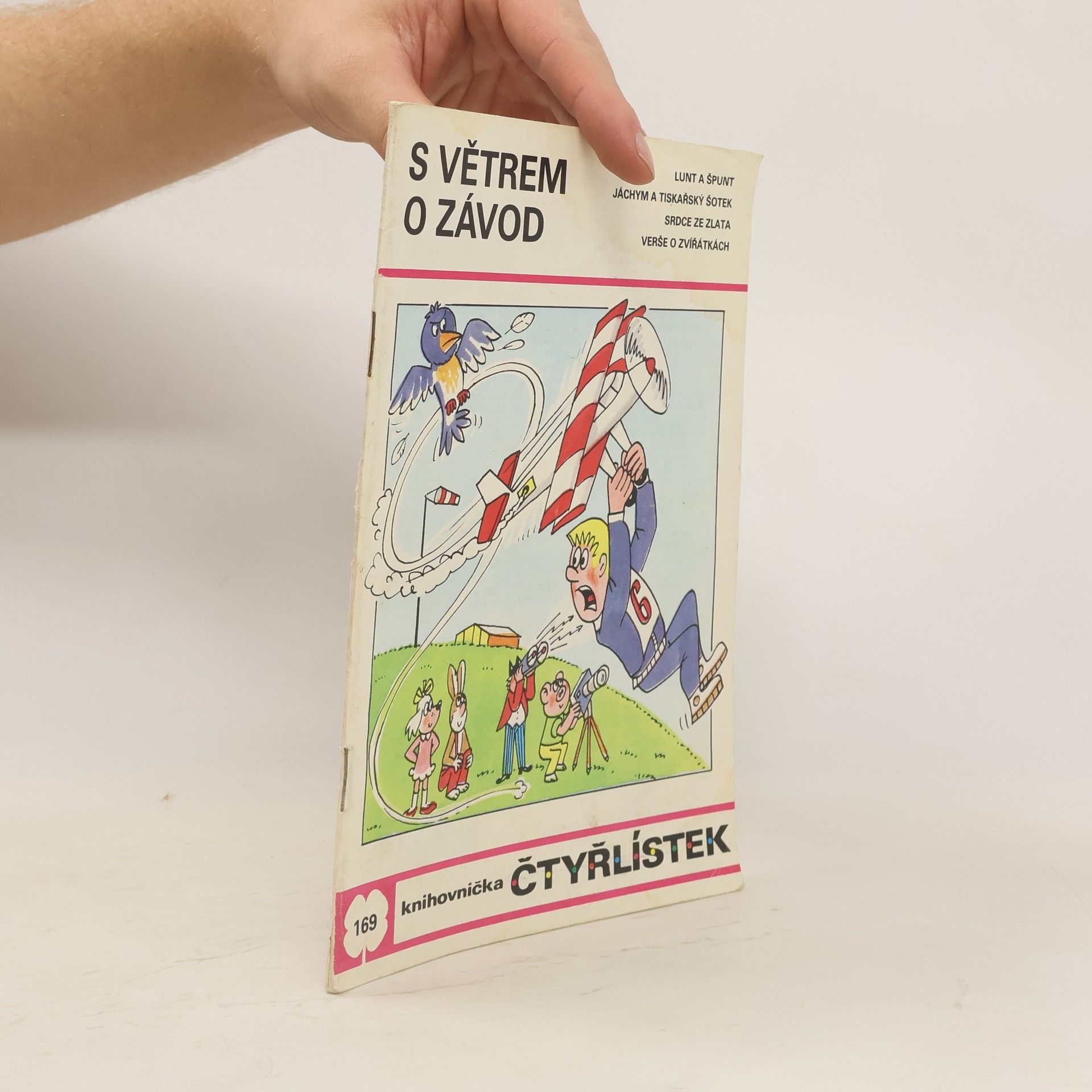 Ljuba Štíplová Čtyřlístek 169. S větrem o závod