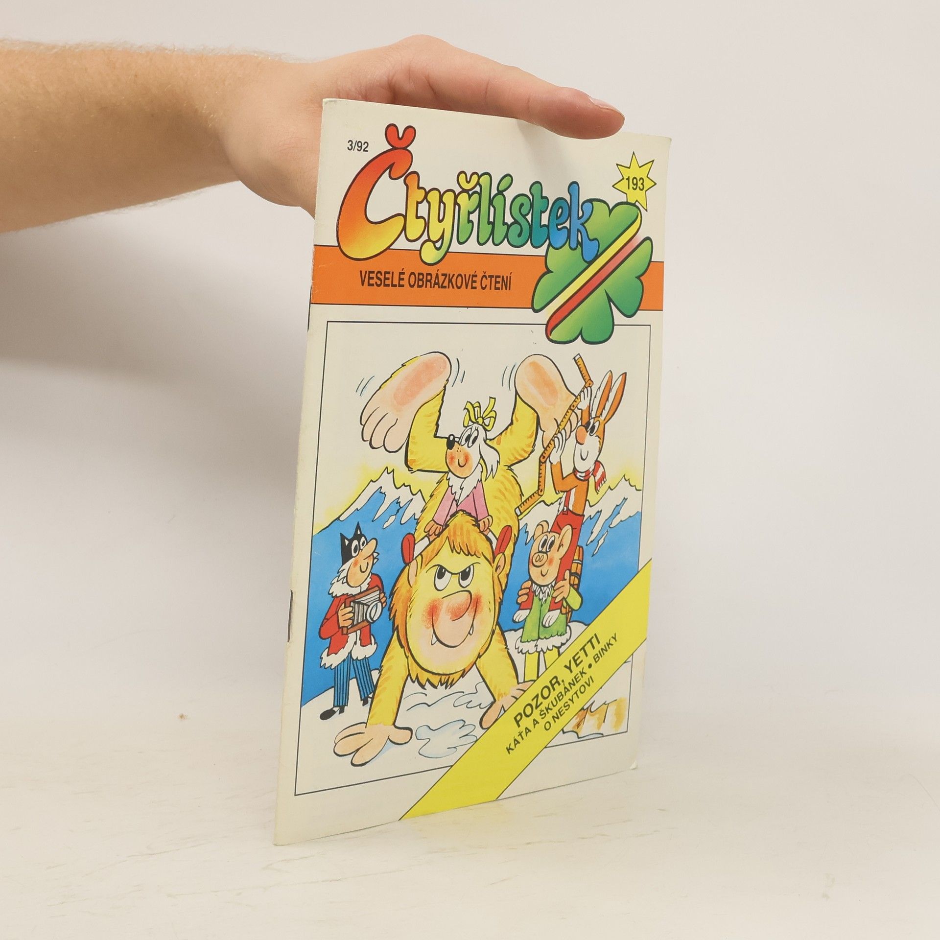 kolektiv Čtyřlístek 3/1992 193. Pozor, Yetti