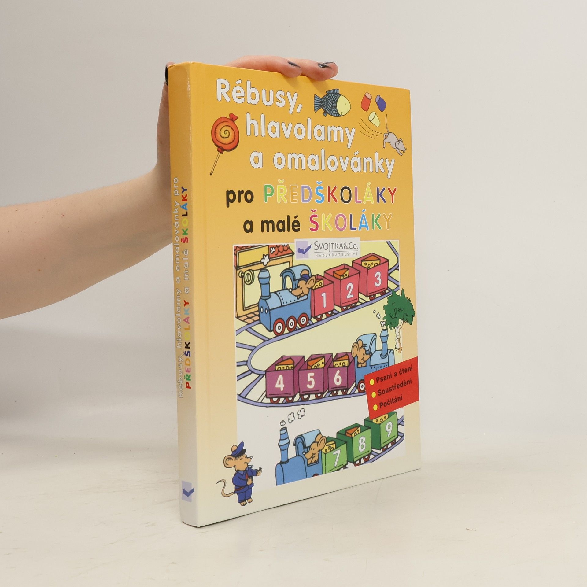 kolektiv Rébusy, hlavolamy a omalovánky pro předškoláky a malé školáky