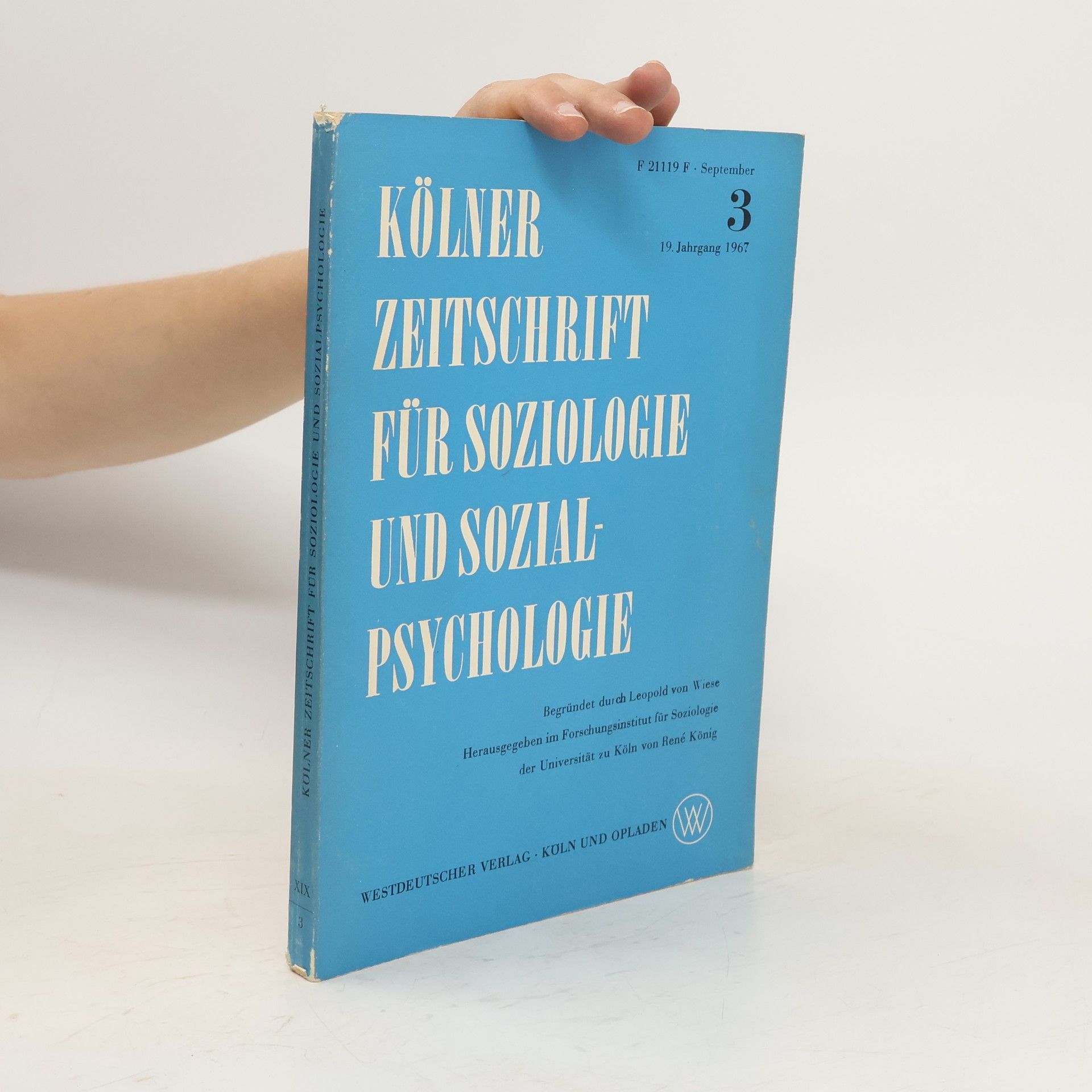 Autorenkollektiv Kölner Zeitschrift für Soziologie und Sozialpsychologie