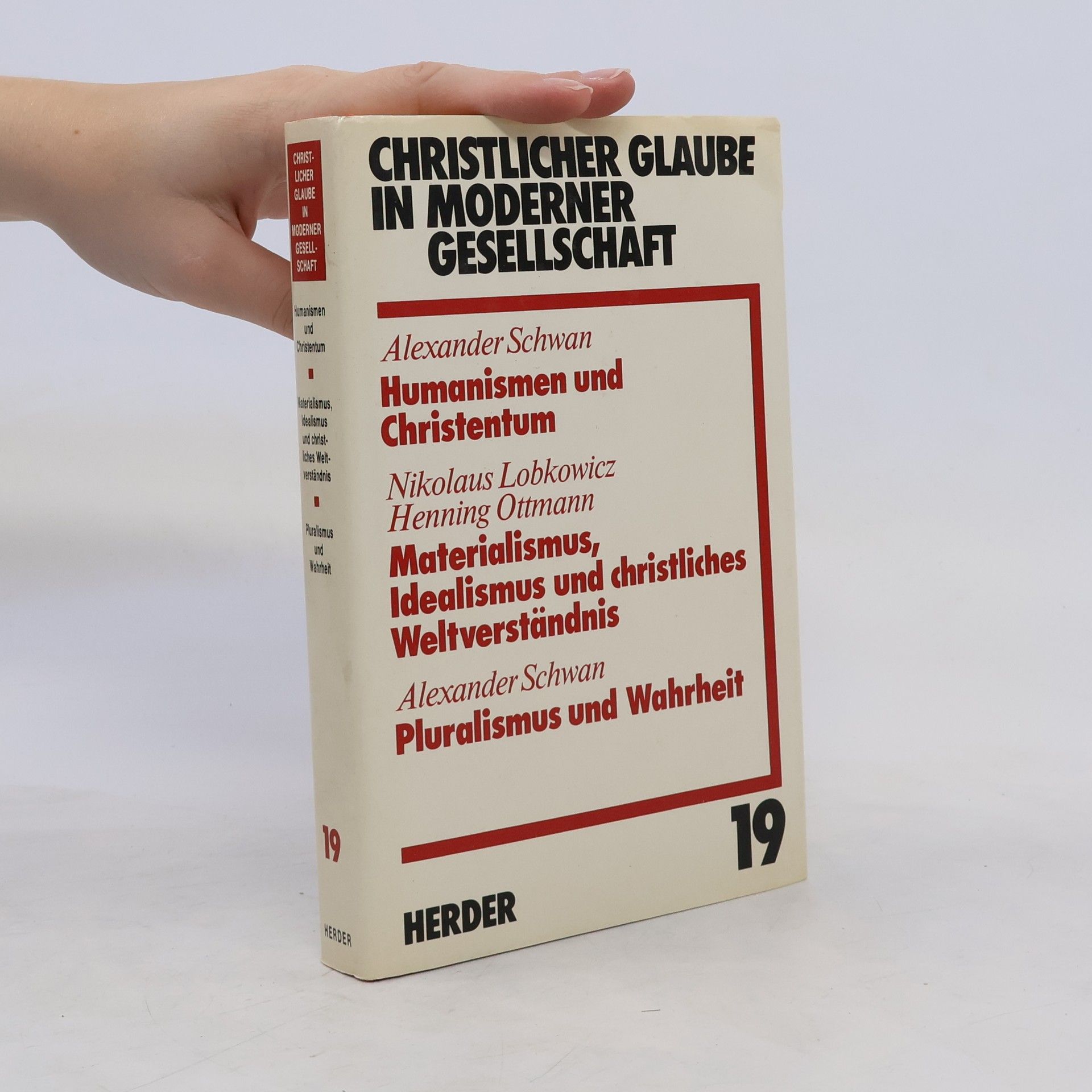 Collectif d'auteurs Humanismen und Christentum 19